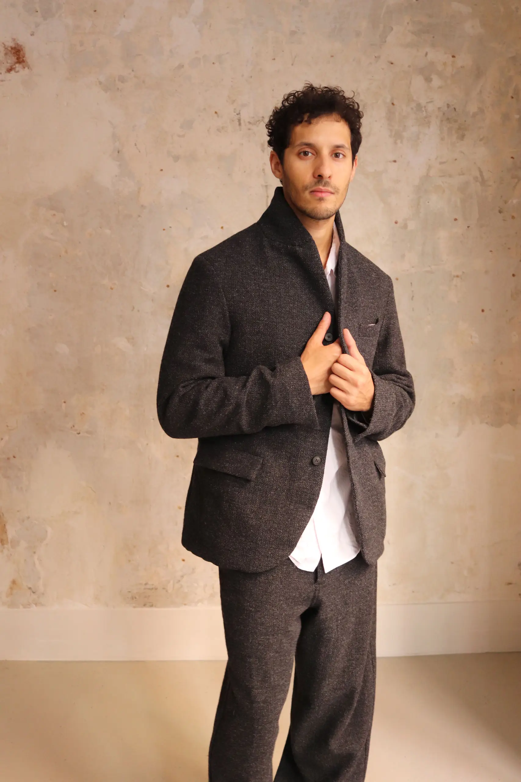 Bergfabel - NEW Tyrol Jacket BFMJ292/257 - Navy Charcoal