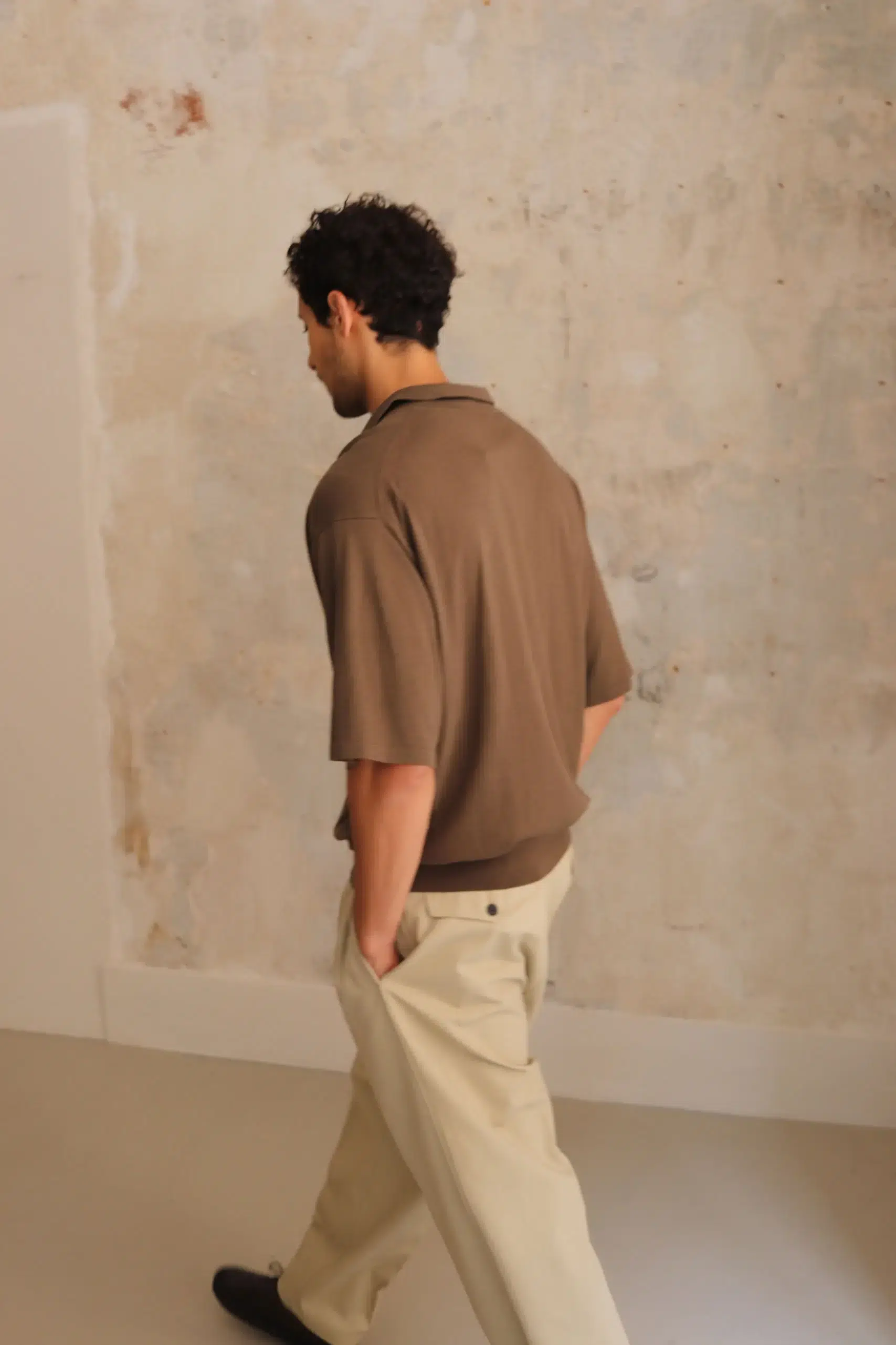 Ylève - FINX COTTON CHINO M52 PT - Khaki