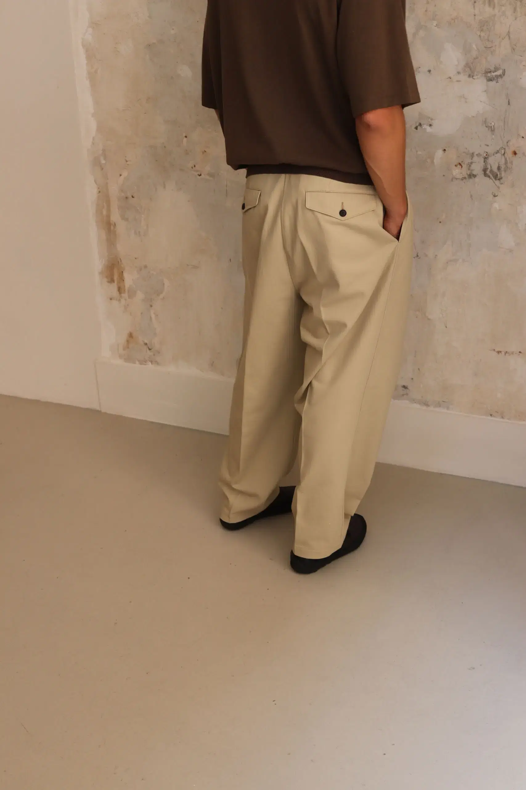 Ylève - FINX COTTON CHINO M52 PT - Khaki
