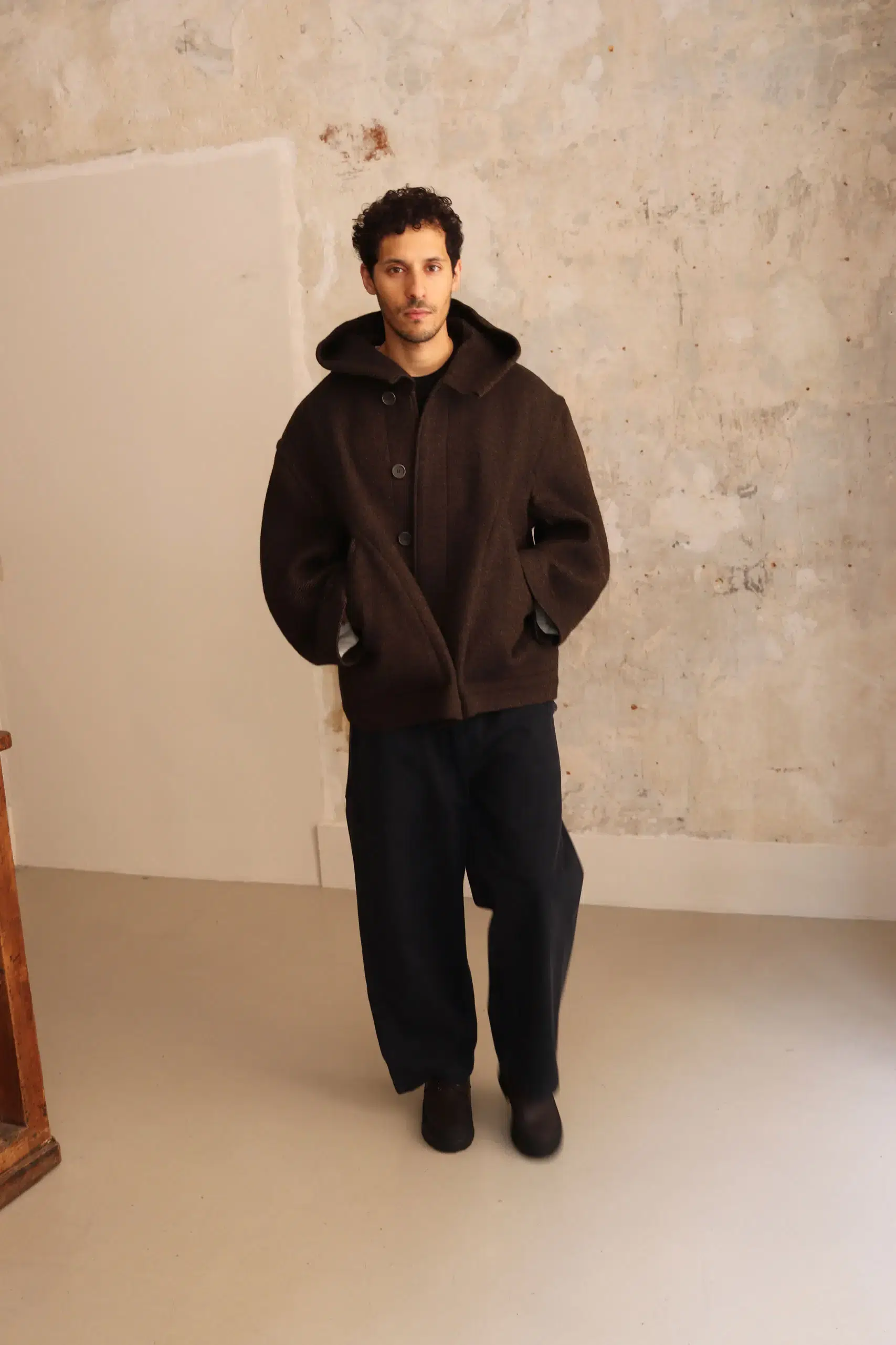 Sono - PABLO PARKA SHORT 2040S - BLACK MUD