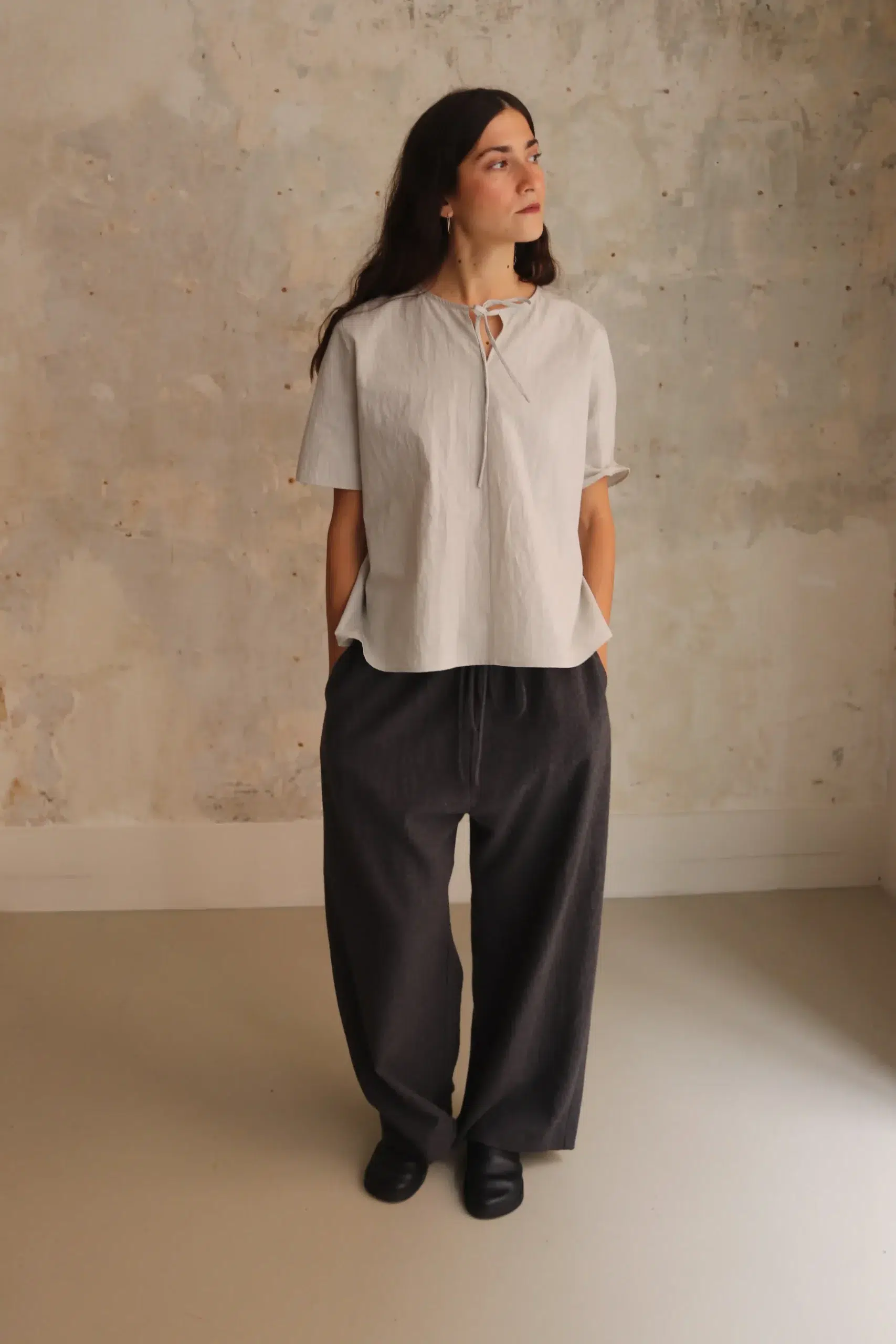 ApuntoB - Trousers P2062/TS989 - Cement