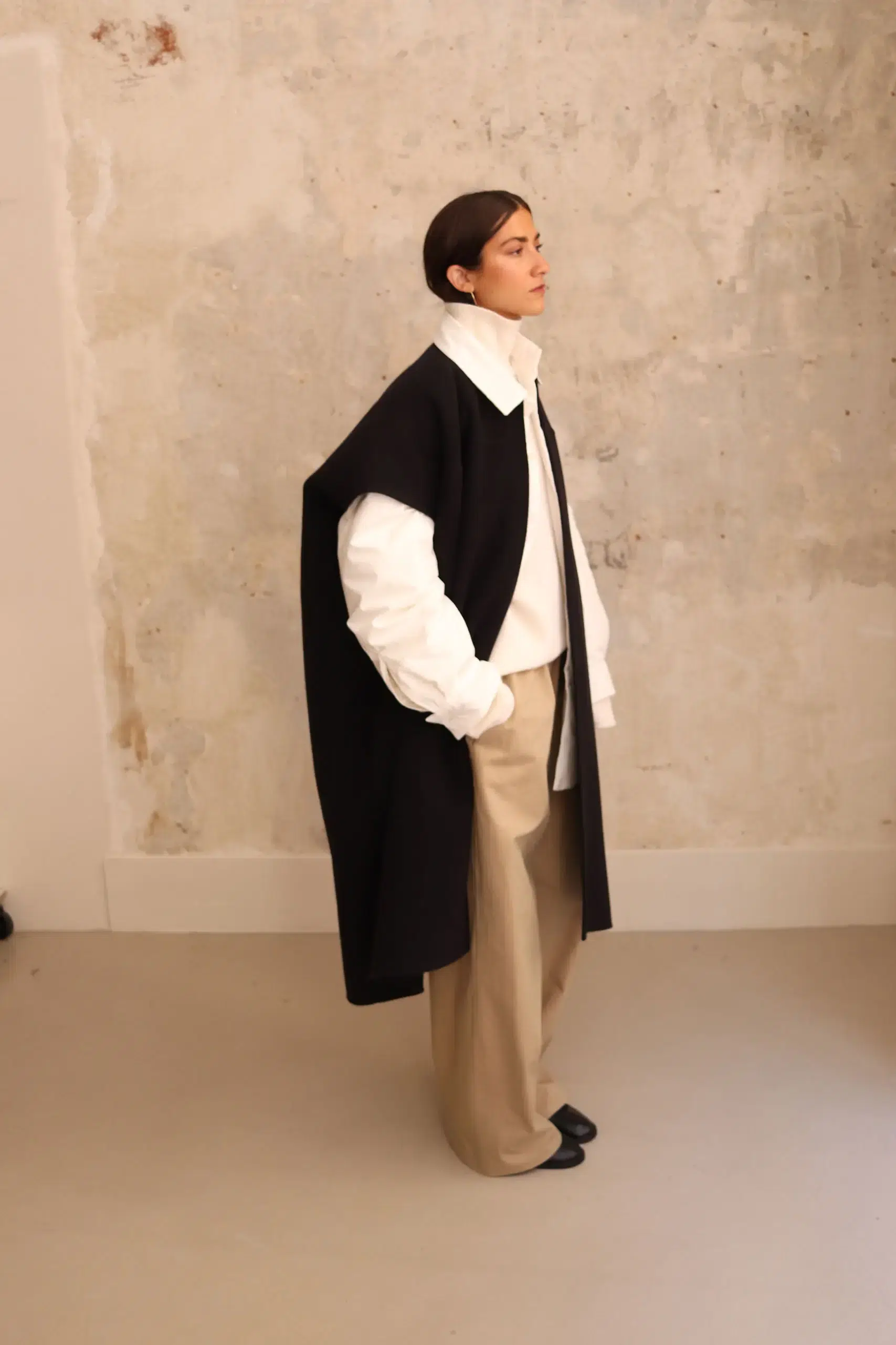 Sofie D'Hoore - CIOVO Overzised Sleeveless Jacket - MIDNIGHT