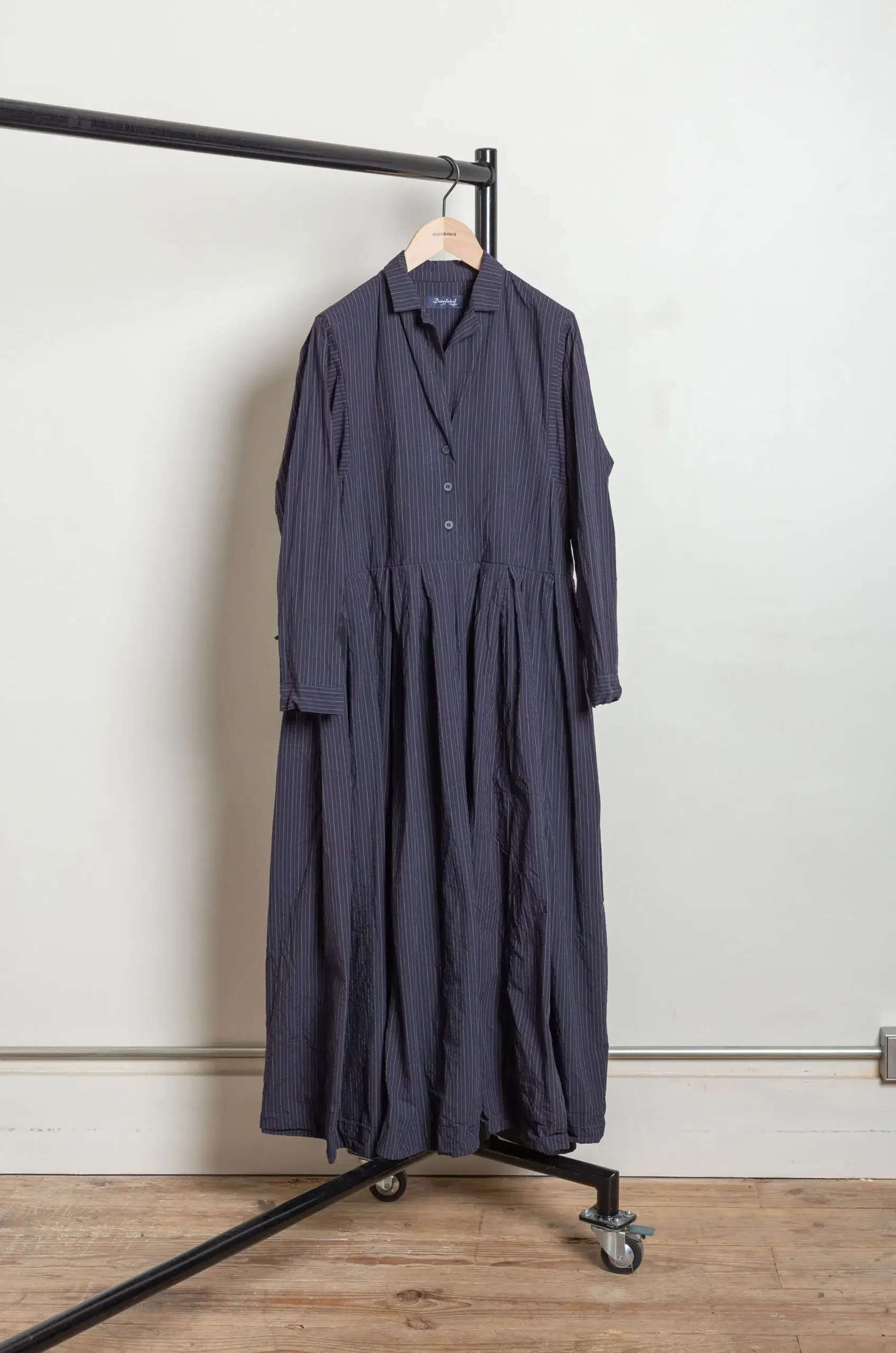 Bergfabel - MINA DRESS BFWSK282/ K165 - BLACK STRIPE