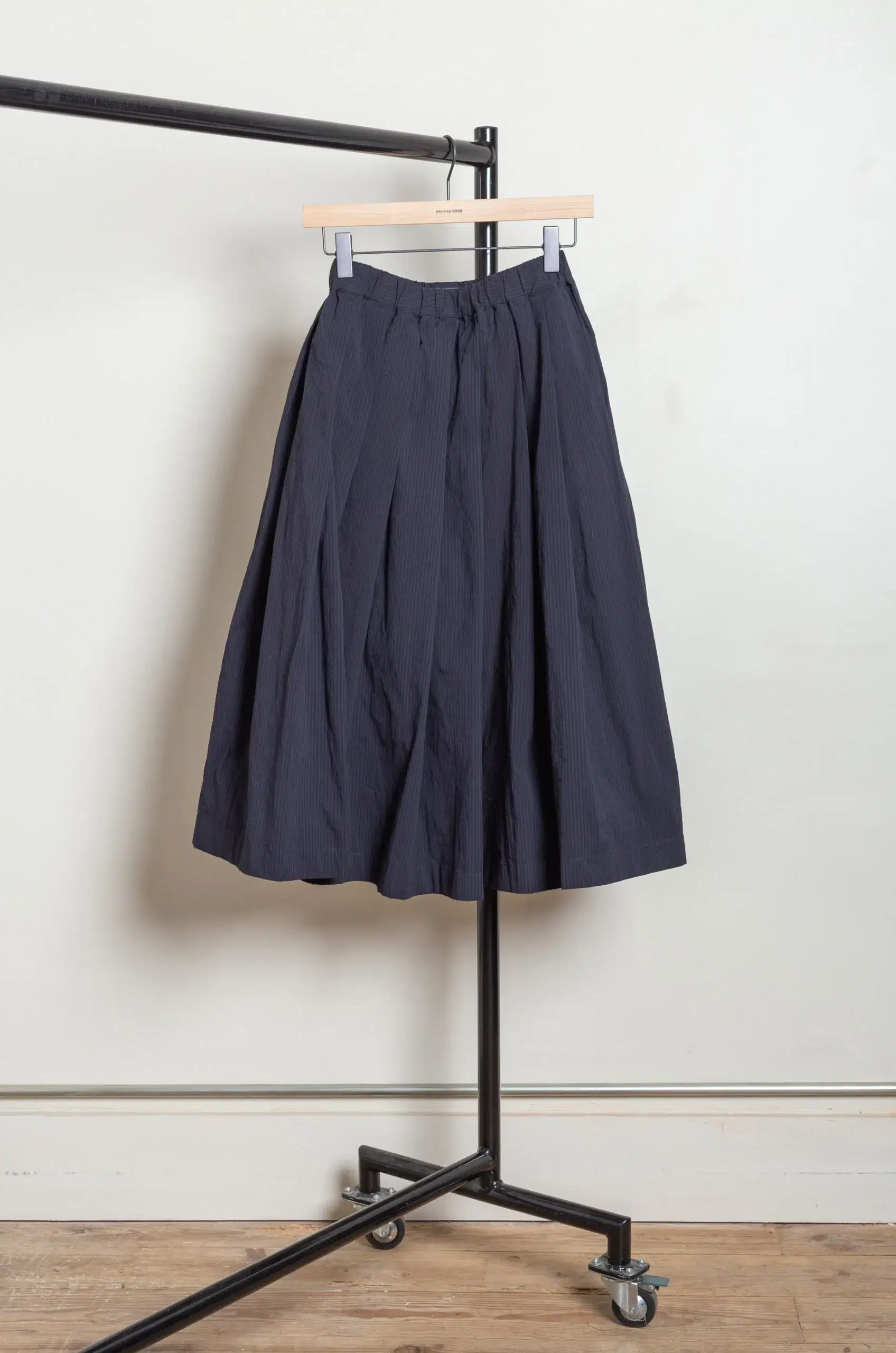 Bergfabel - MATILDE SKIRT BFWSK179/ 263 - BLACK NAVY STRIP