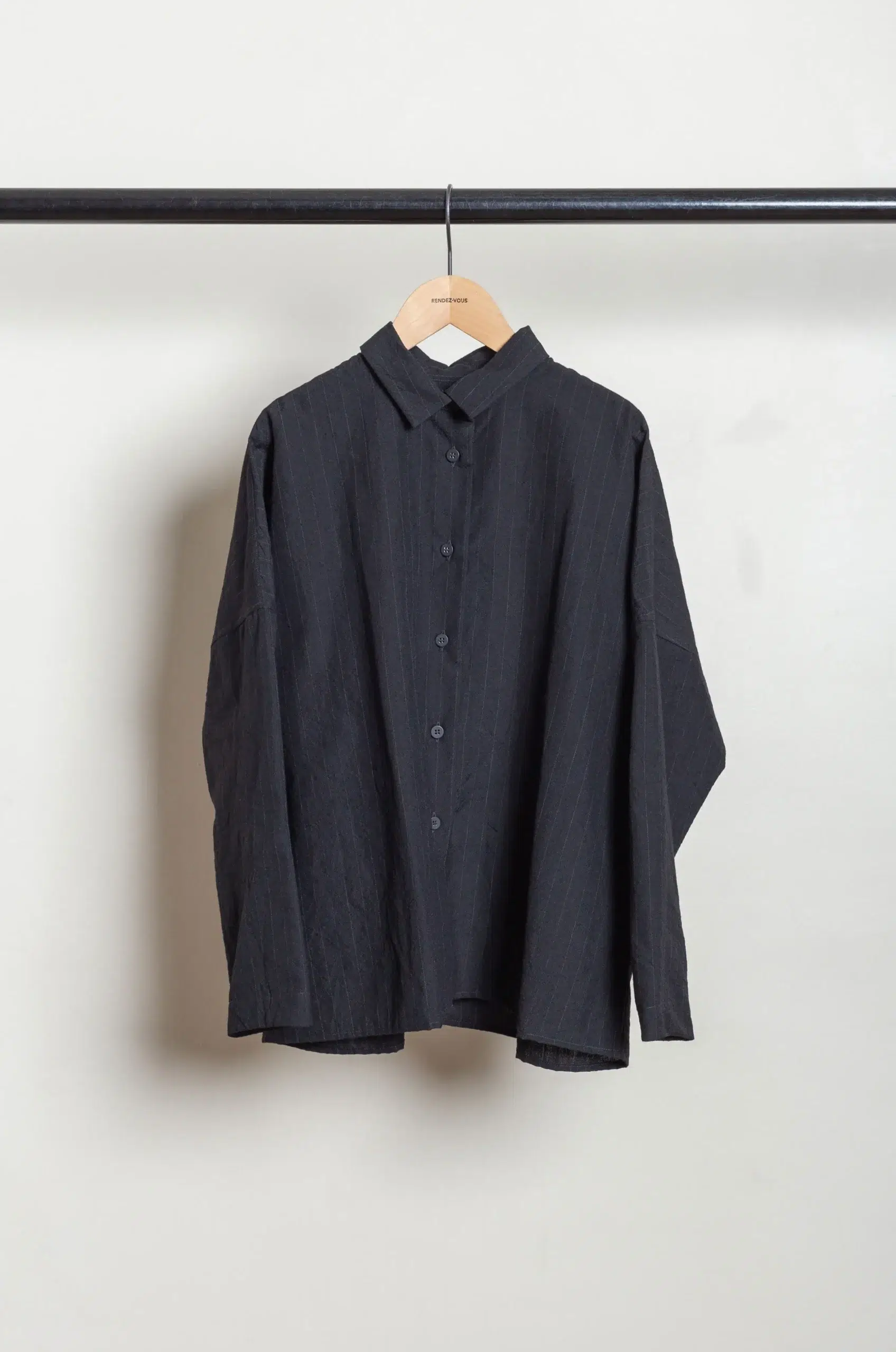 Bergfabel - TINA SHIRT BFWSH82/ 505 - BLACK STRIPE