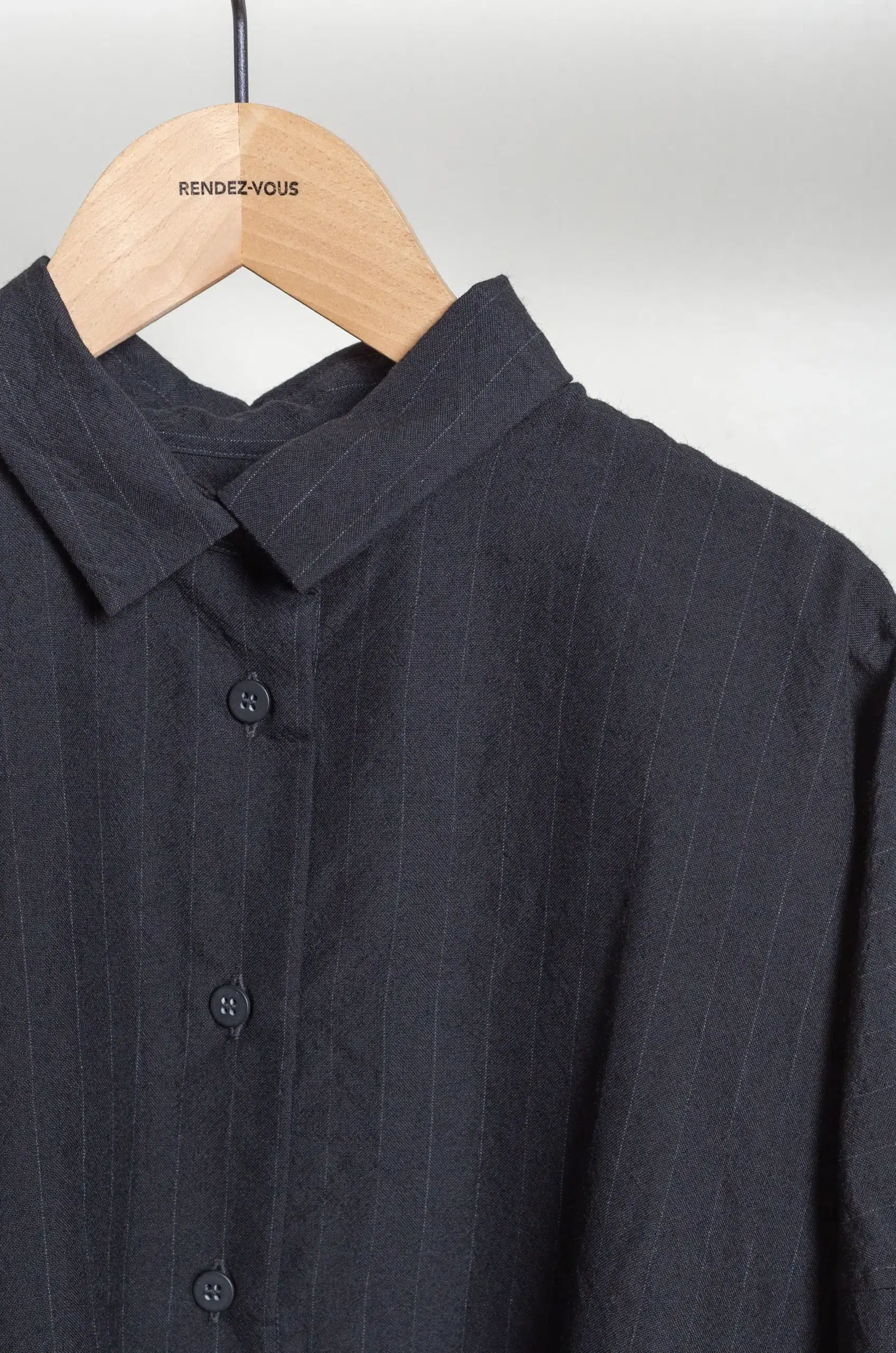 Bergfabel - TINA SHIRT BFWSH82/ 505 - BLACK STRIPE