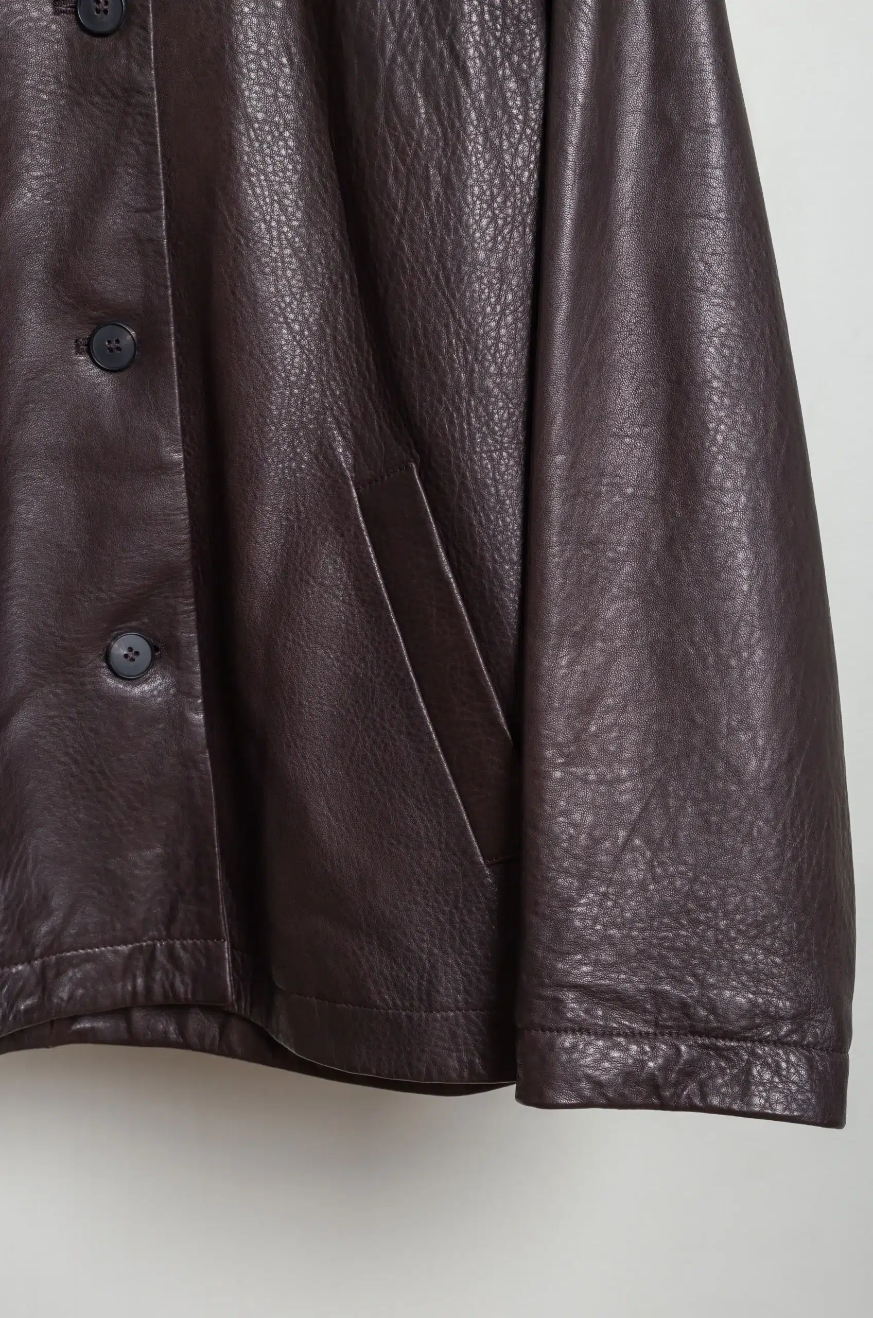 Bergfabel - LEATHER ULI JACKET BFWMJ211/ M02 - BROWN