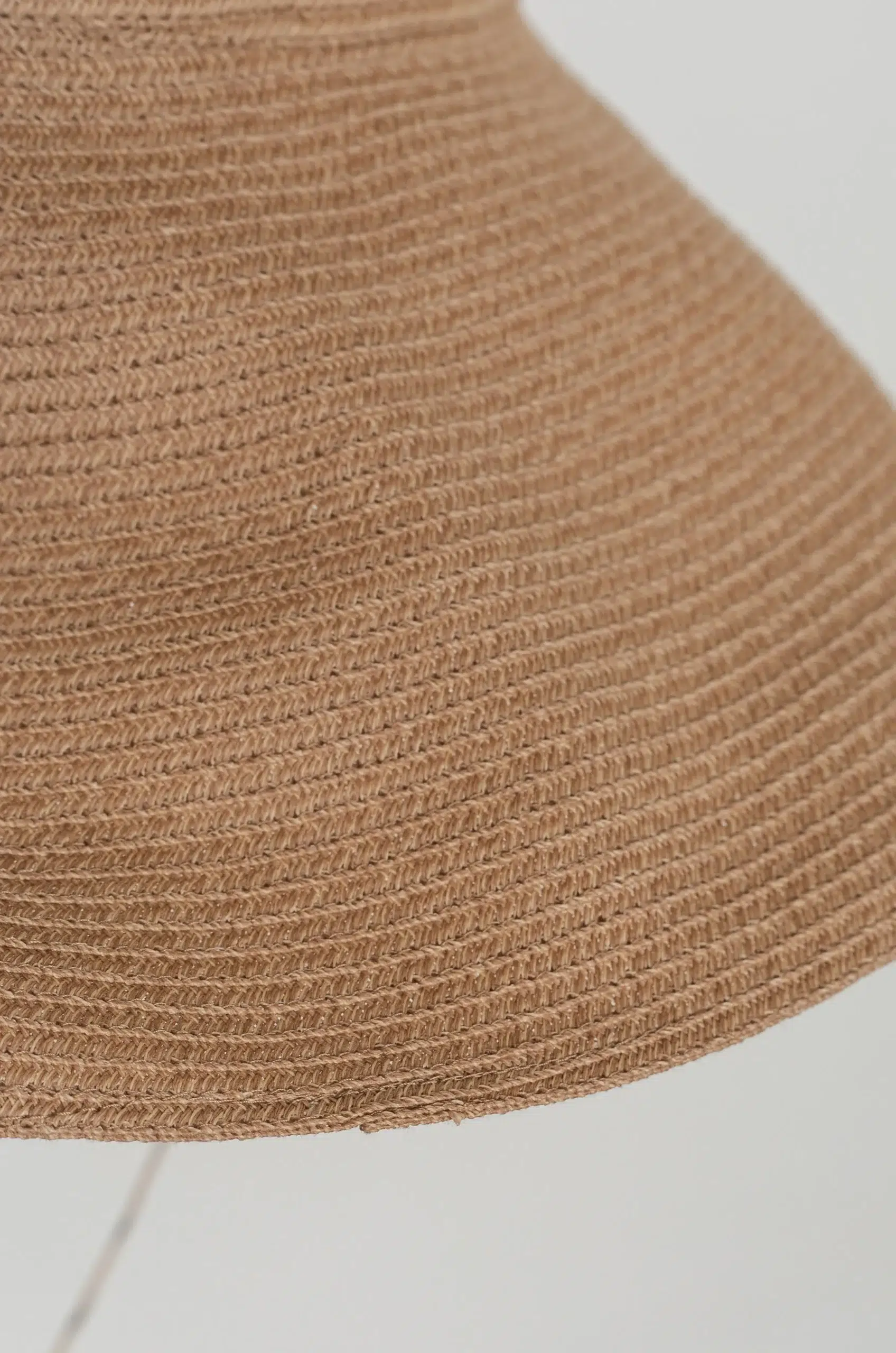 Câbleami - ORGANIC COTTON BRAID CAPELINE WIDE BRIM - BEIGE