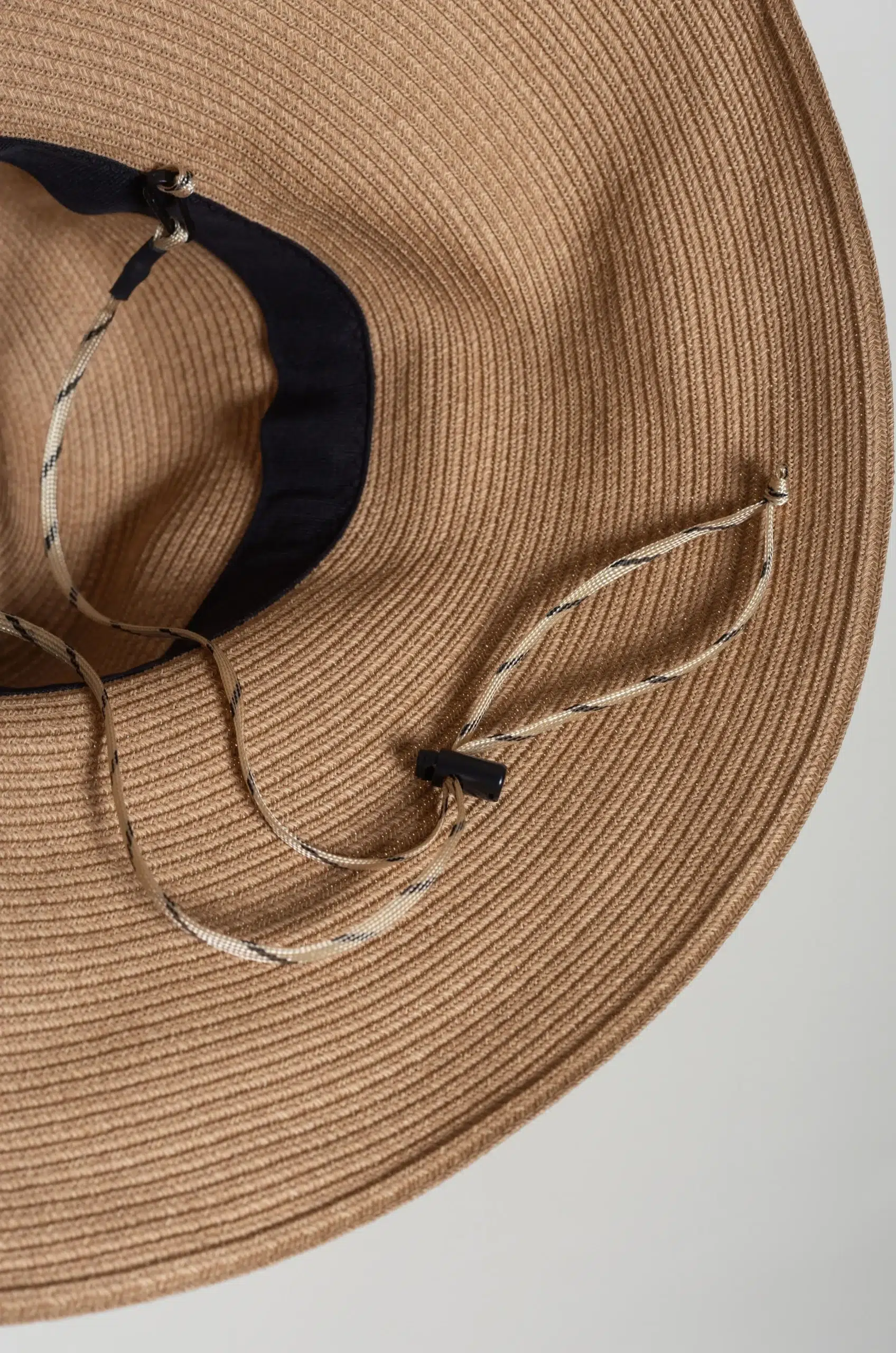 Câbleami - ORGANIC COTTON BRAID CAPELINE WIDE BRIM - BEIGE