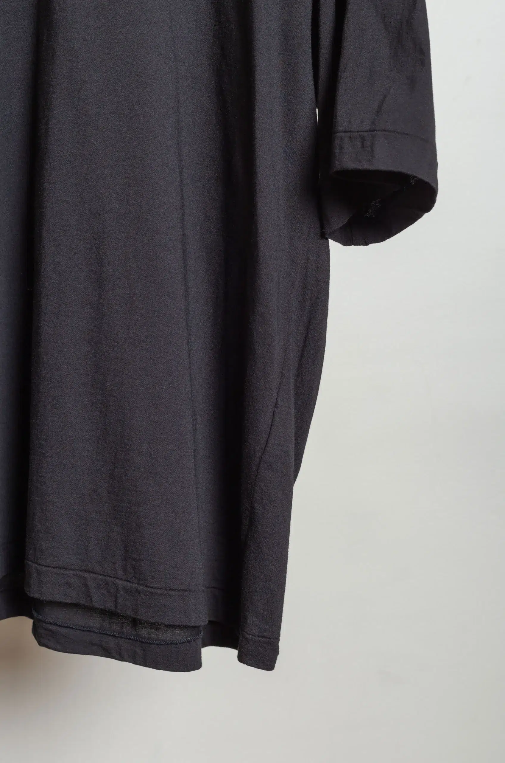 Comoli - Thin Cotton T-Shirt D01-05040 - BLACK