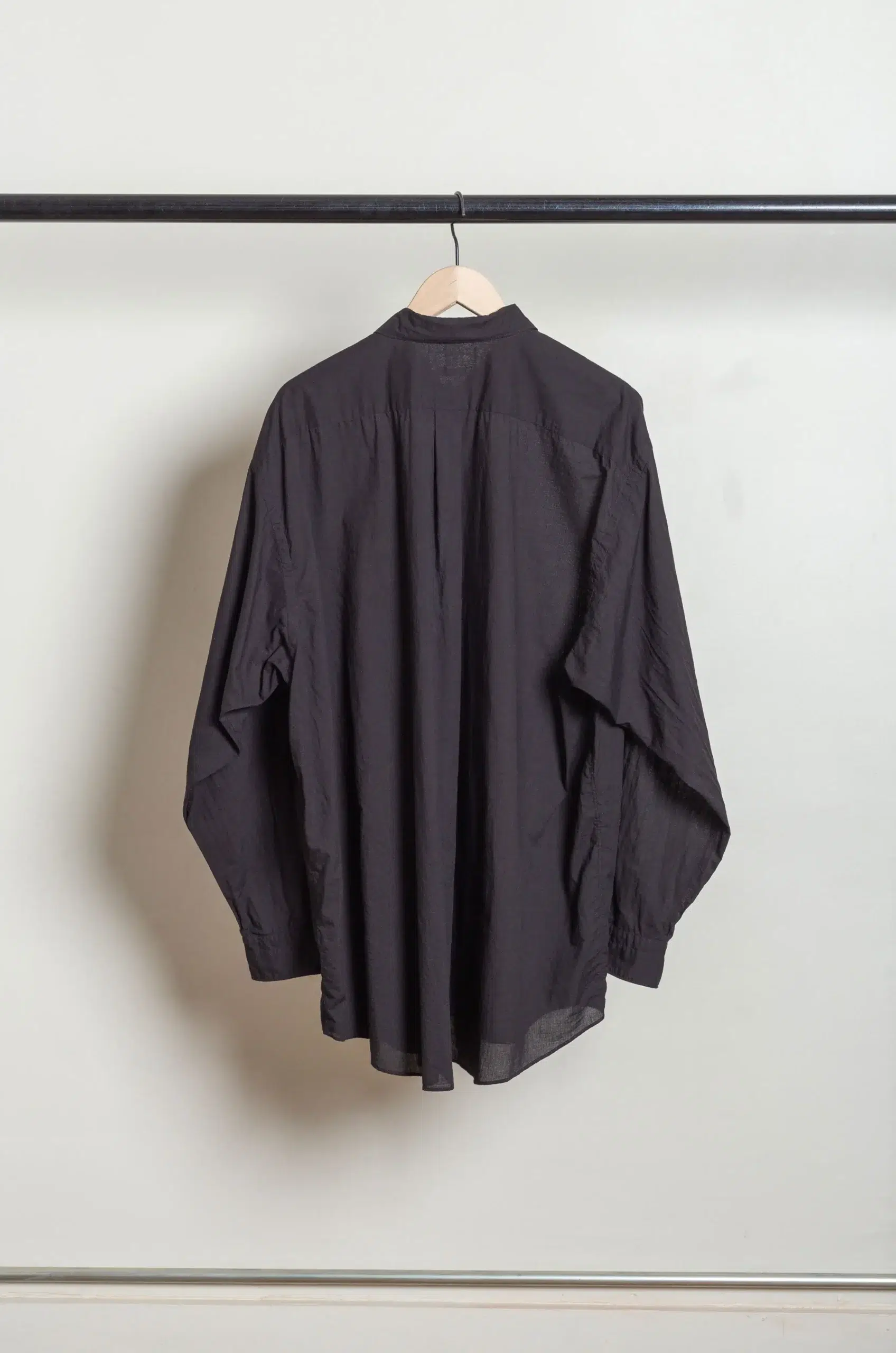 Comoli - KHADI Cotton COMOLI Shirt D01-02010 - BLACK