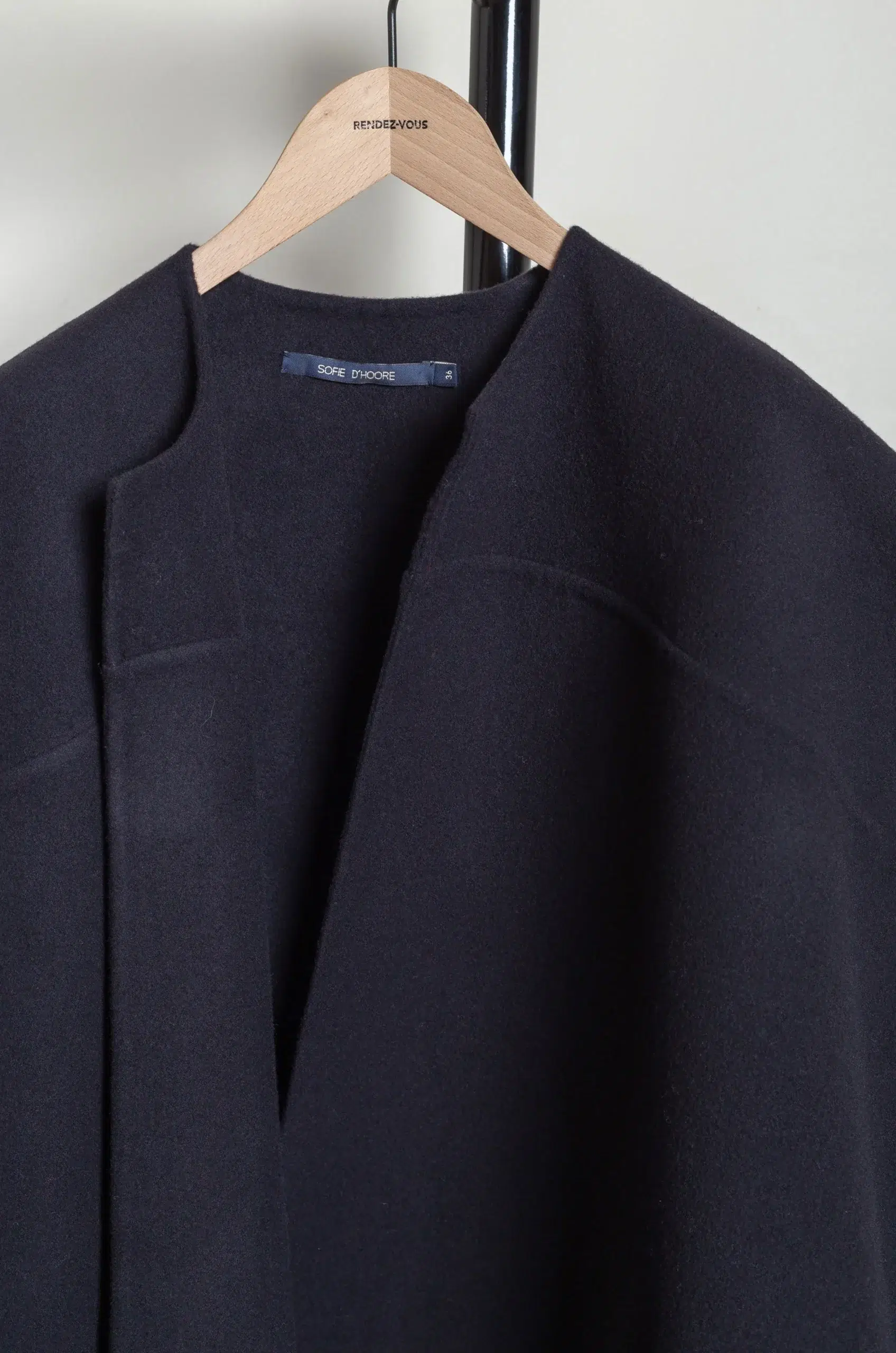 Sofie D'Hoore - CIOVO Overzised Sleeveless Jacket - MIDNIGHT