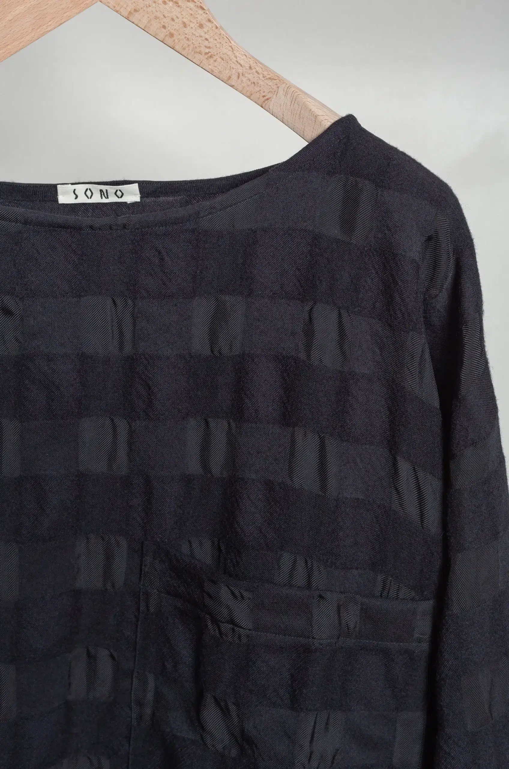 Sono - LAIK LONGSLEEVE 4077 - BLACK ON BLACK