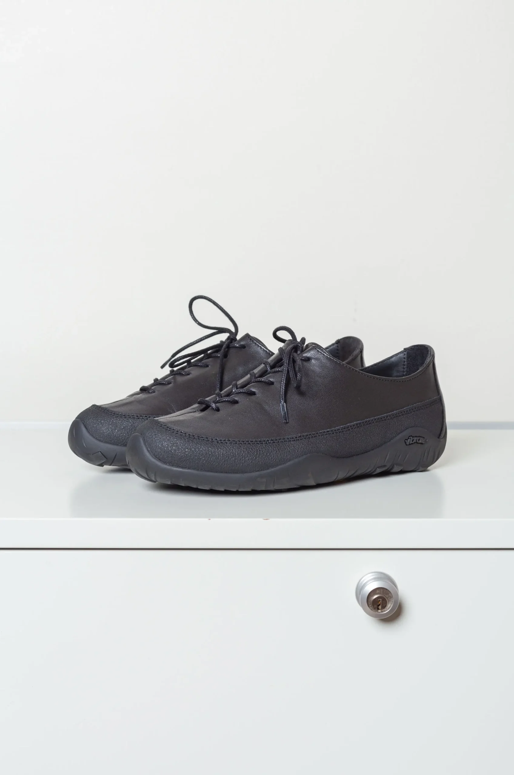 Tarvas - WOMEN WANDERER LEATHER - BLACK