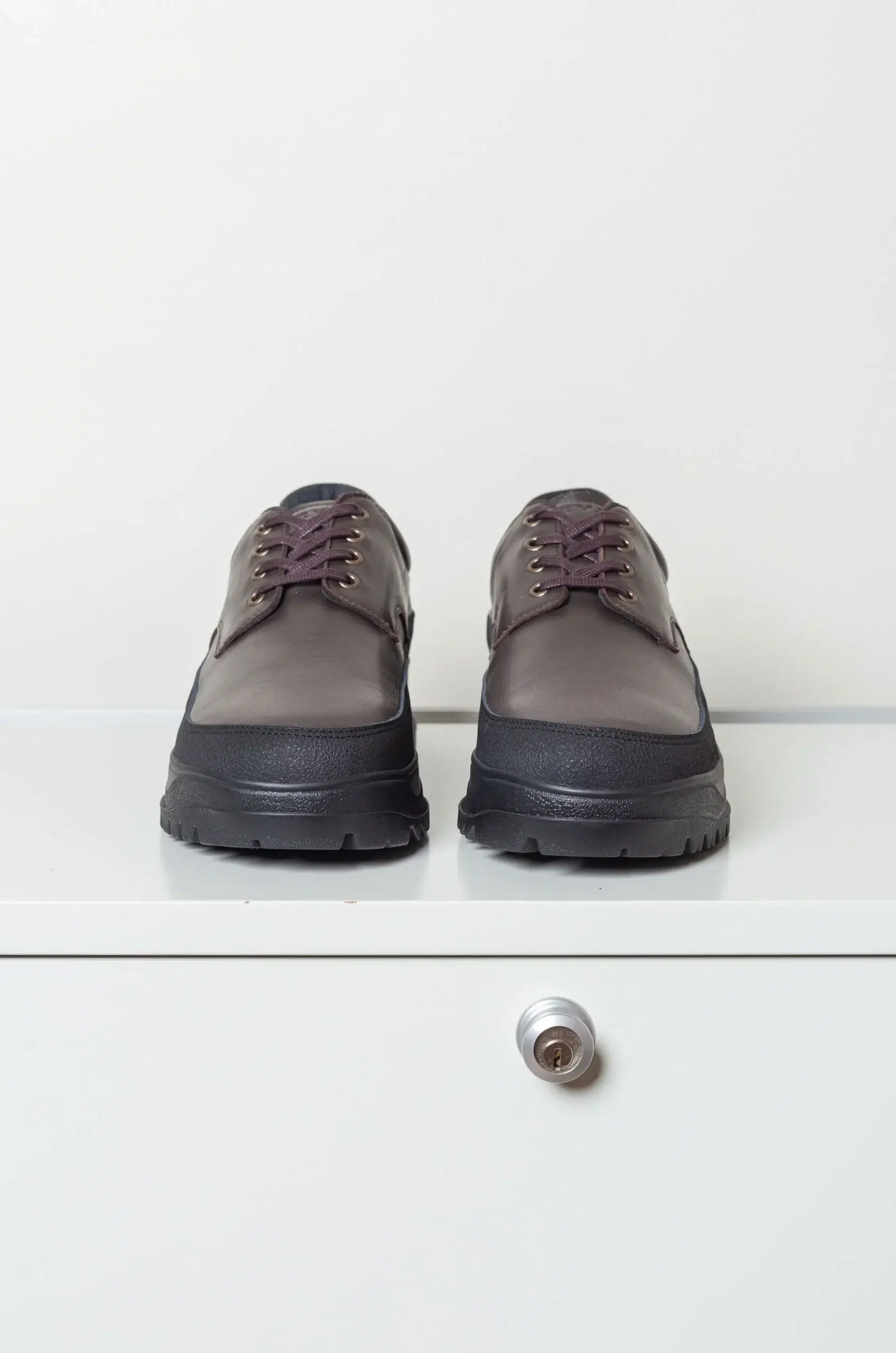 Tarvas - MEN DERBY LEATHER - BROWN