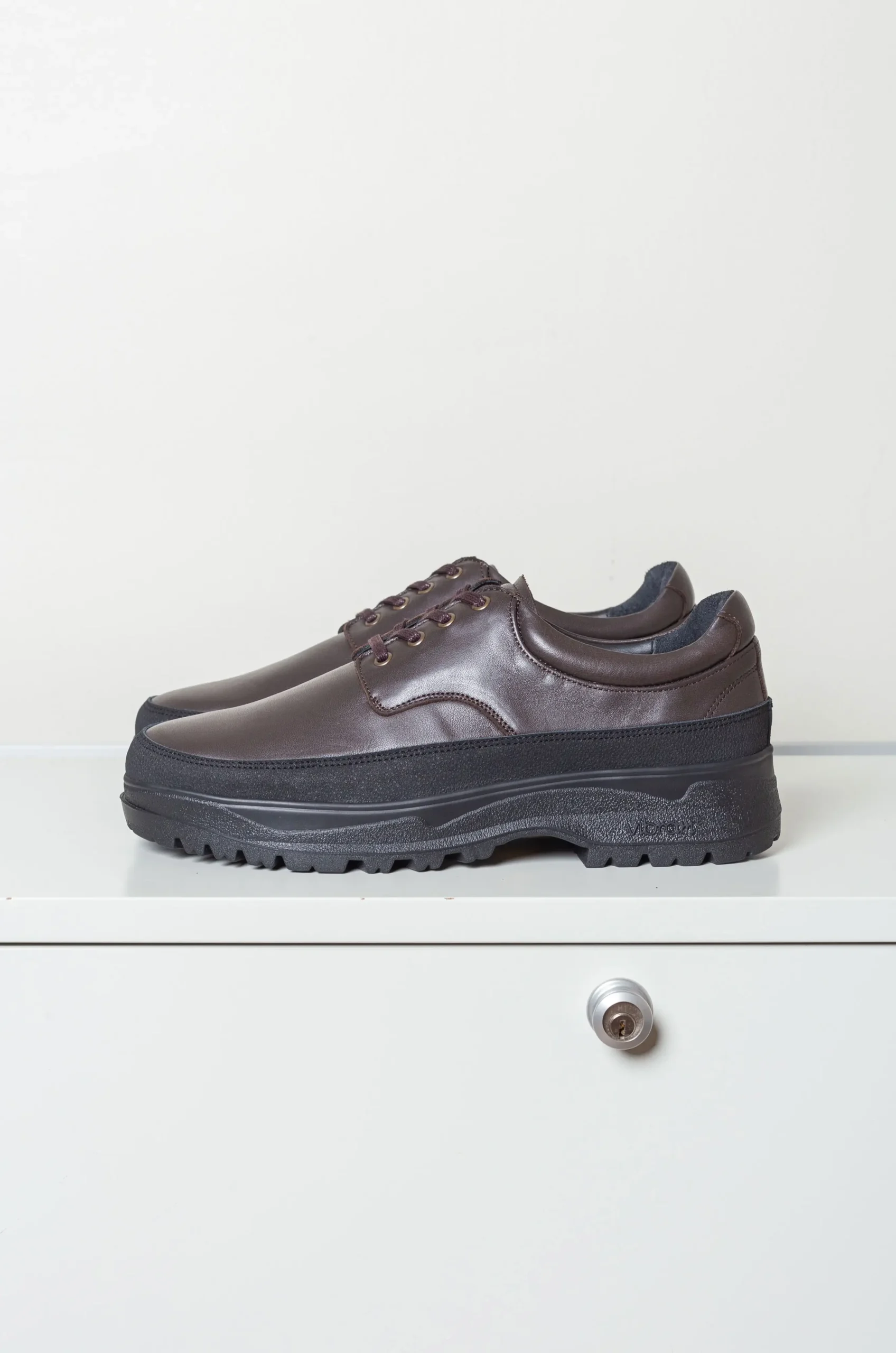 Tarvas - MEN DERBY LEATHER - BROWN