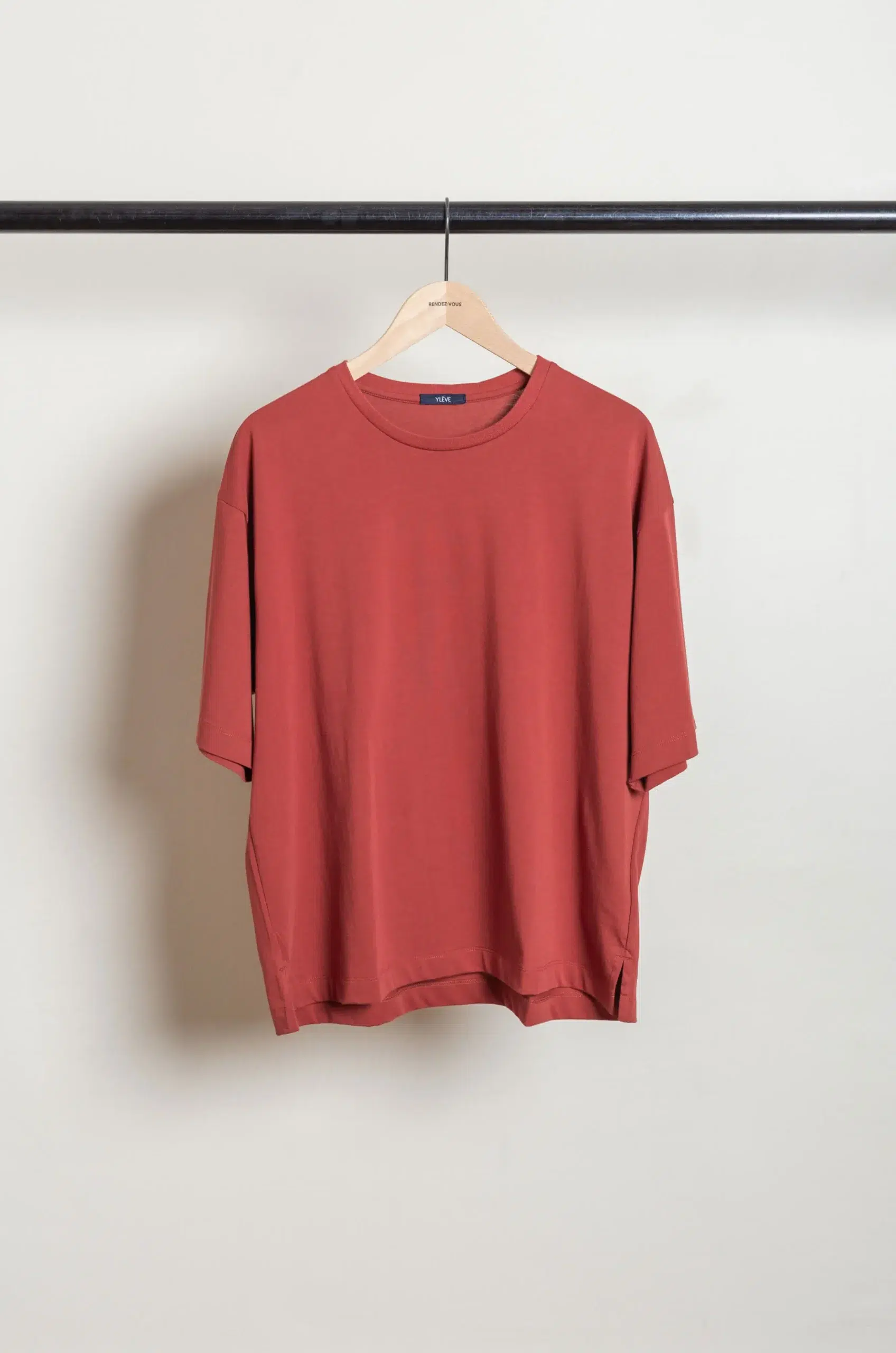 Ylève - ORGANIC COTTON BIO LOOSE T - Terracotta