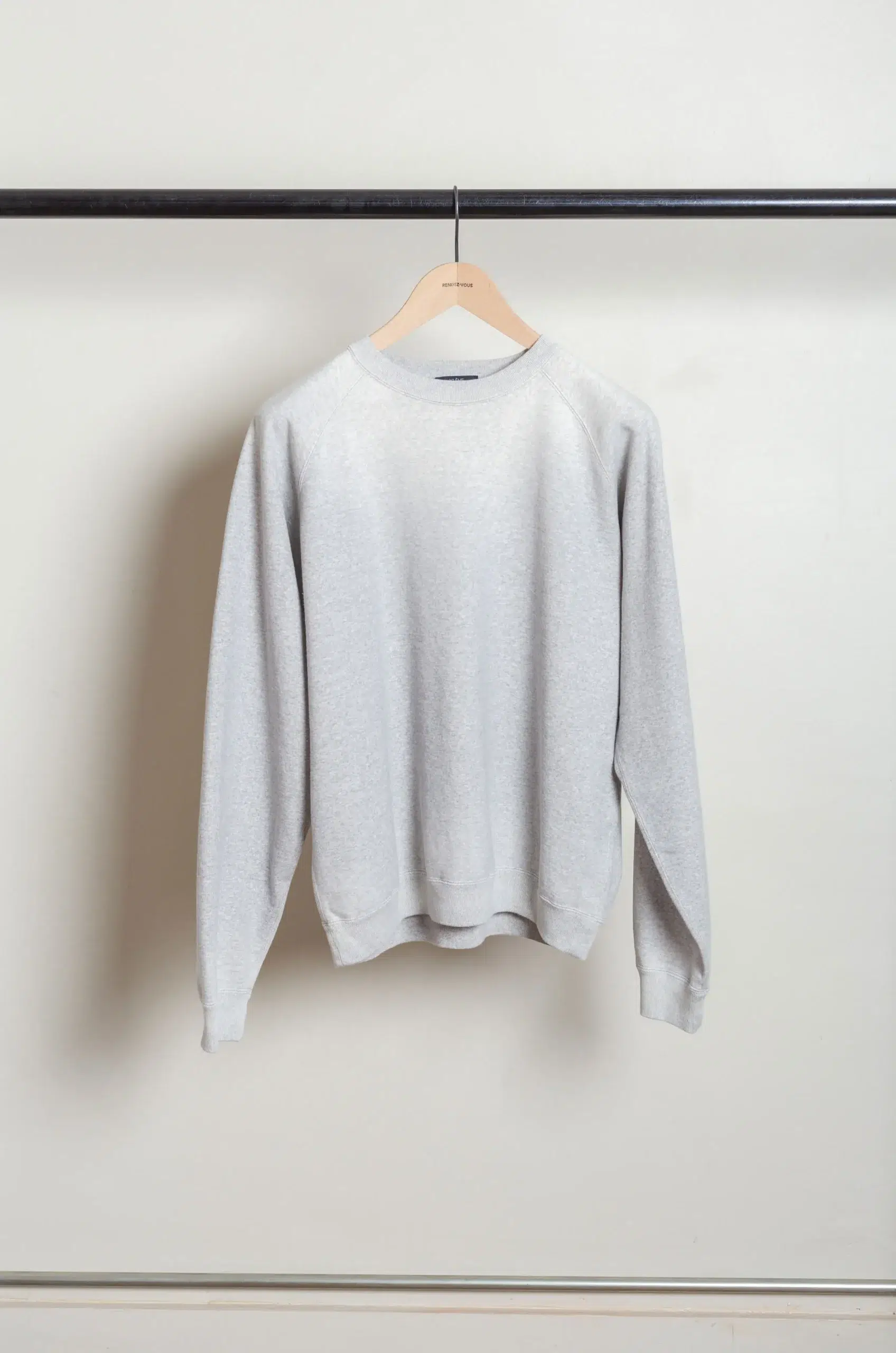 Ylève - 17061 66002 ORGANIC COTTON SUN FADED SWEAT P/O - Heather