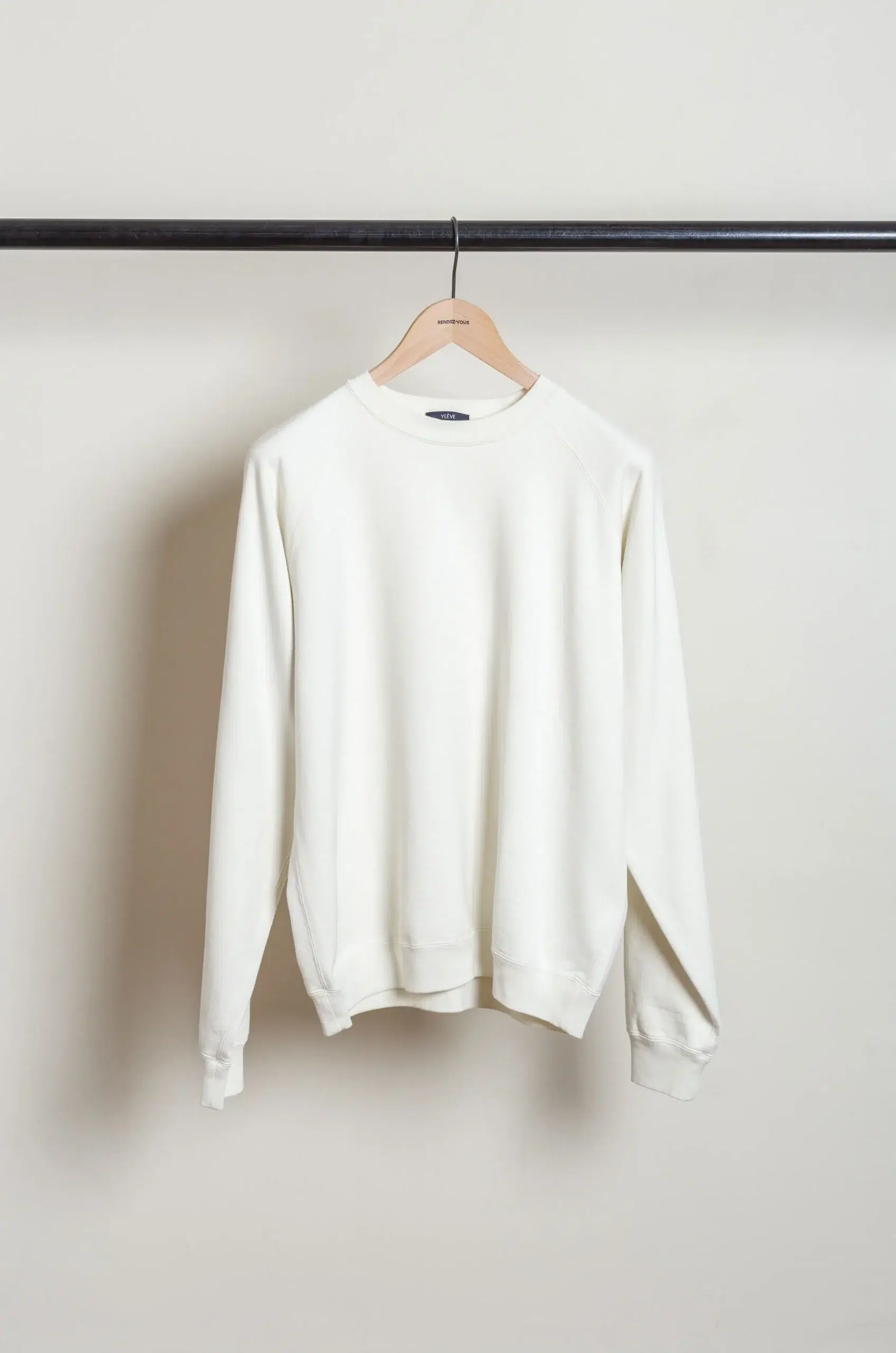Ylève - 17061 66002 ORGANIC COTTON SUN FADED SWEAT P/O - Ceramic