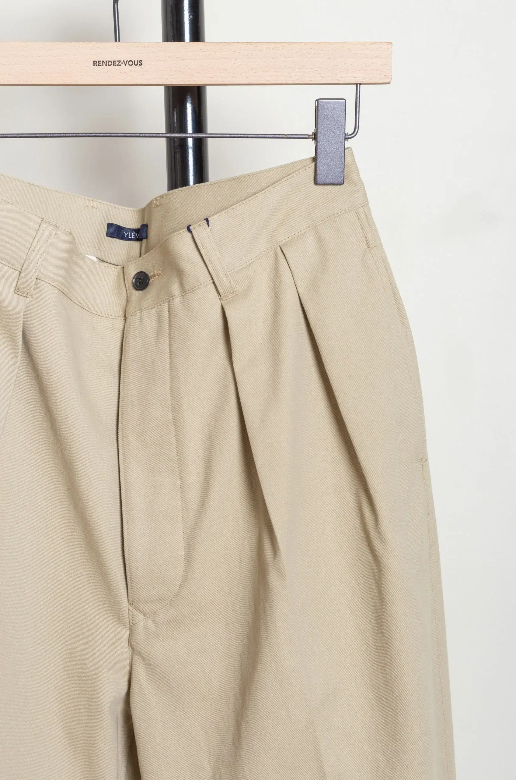 Ylève - FINX COTTON CHINO M52 PT - Khaki