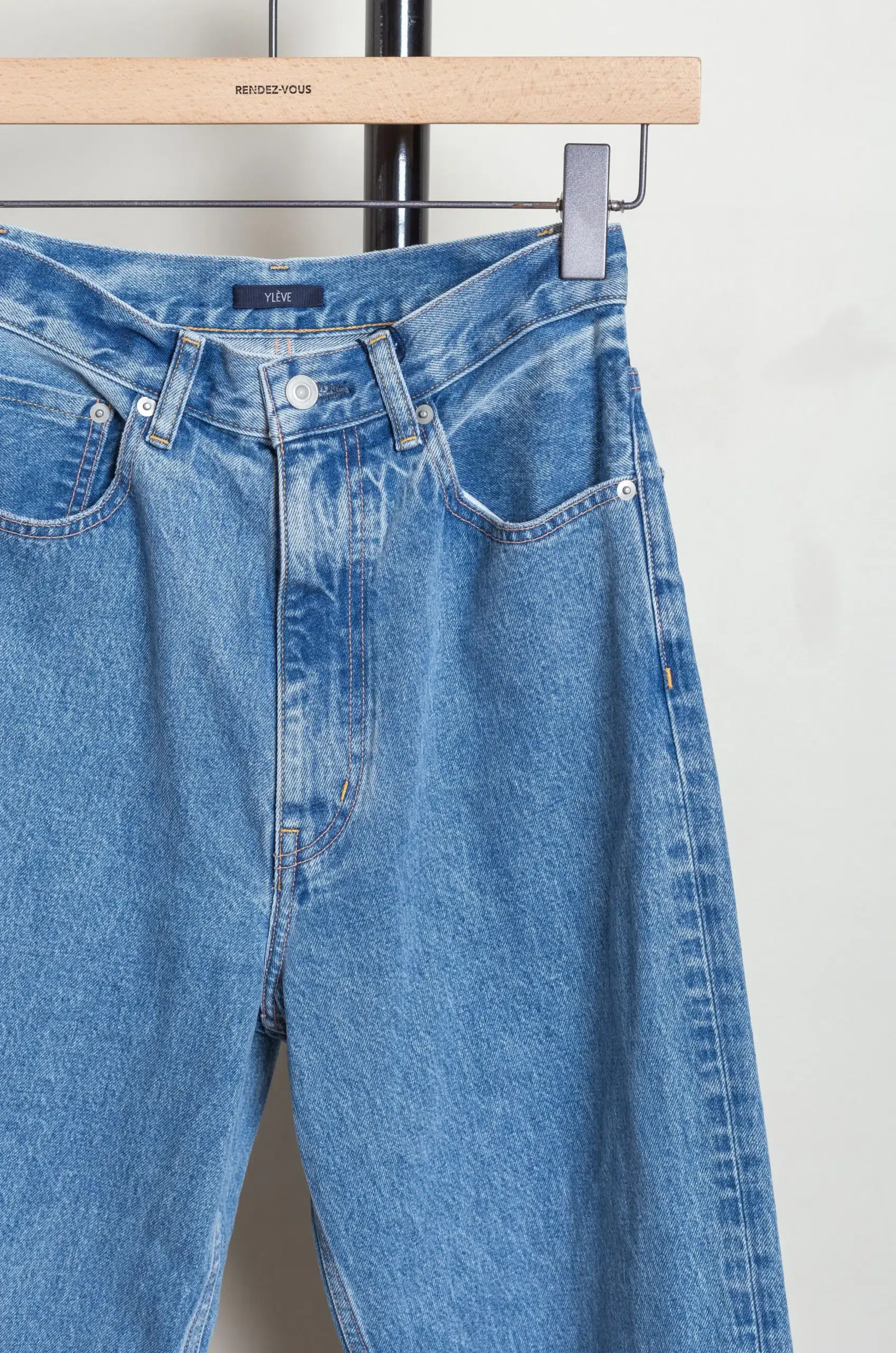 Ylève - 61 40526 13.5oz DENIM BAGGY - Indigo
