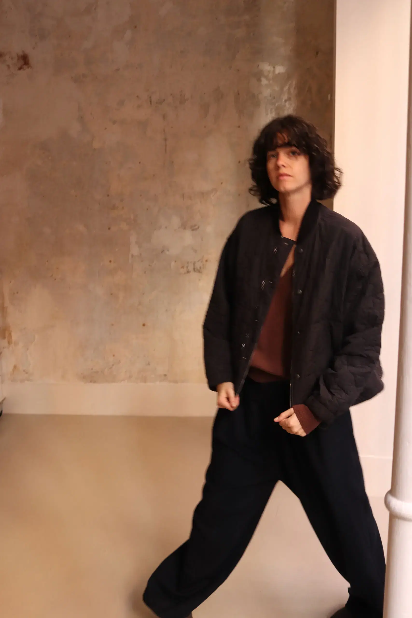 Konrad - ANNI JACKET - Black/Cream