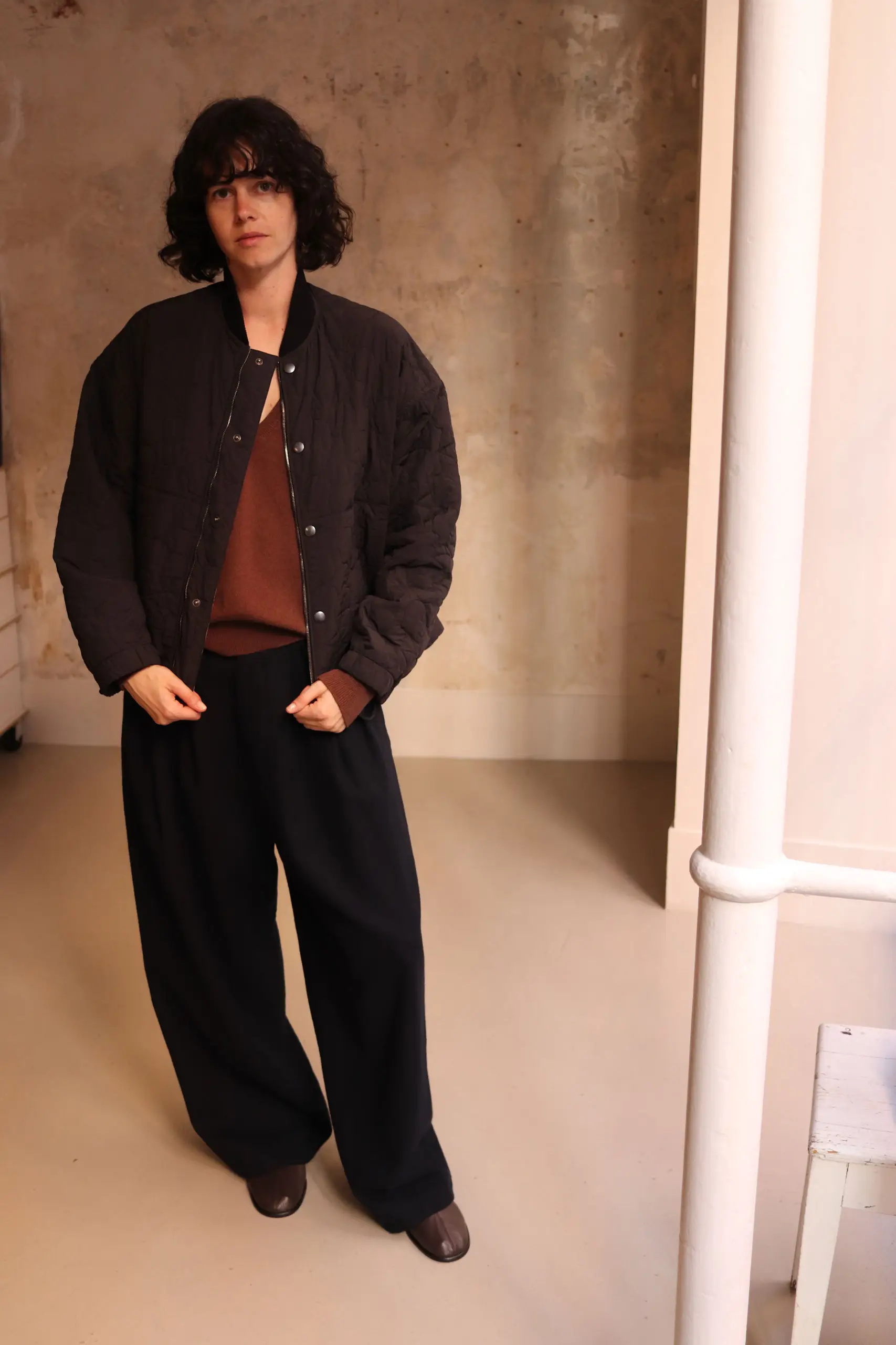 Konrad - ANNI JACKET - Black/Cream