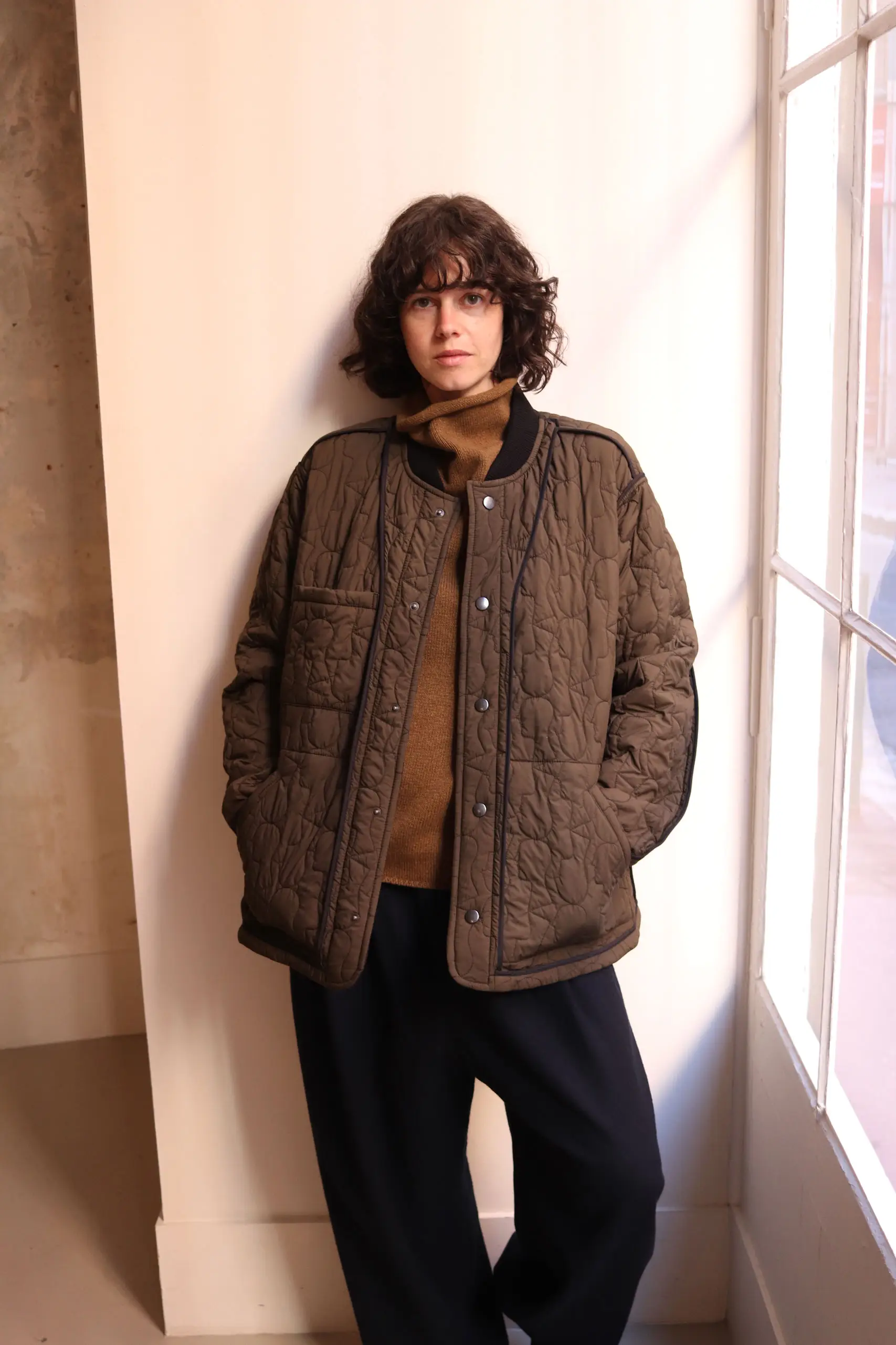 Konrad - HENRY JACKET - Black/ Khaki