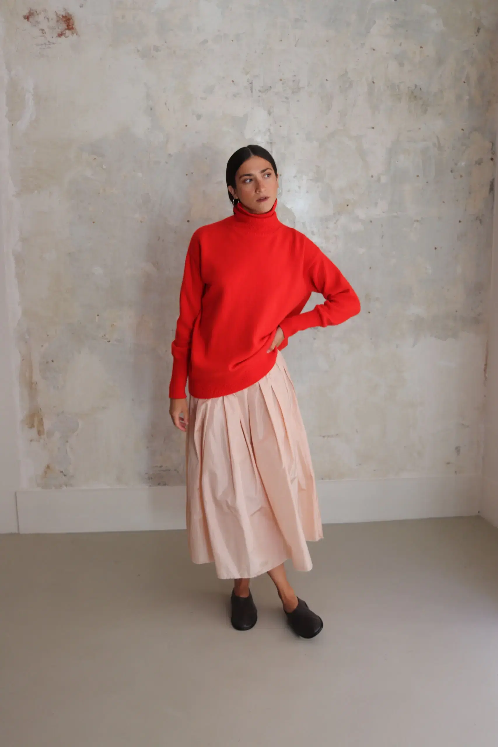 NITTO - TERSILLA TURTLENECK - FUOCO