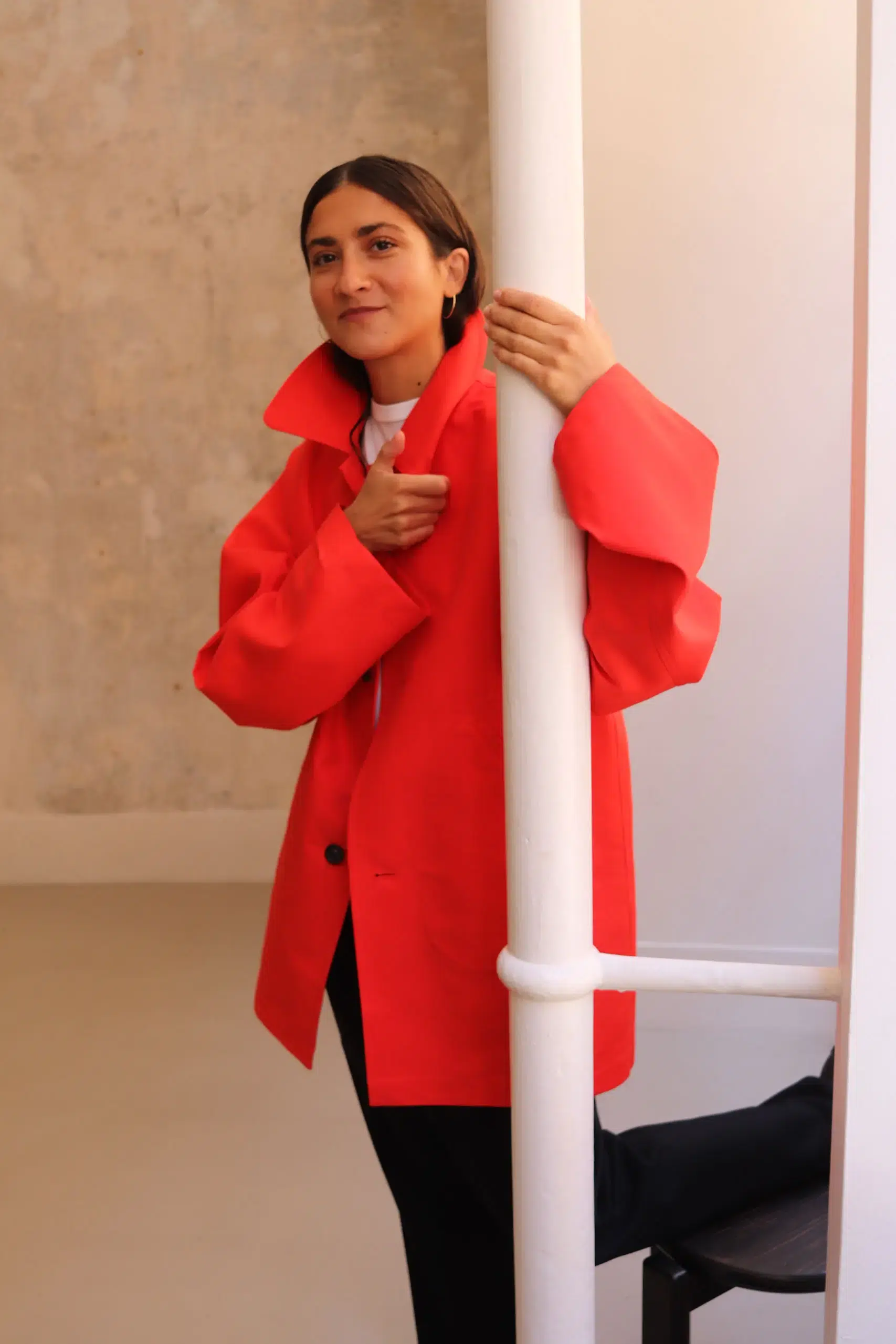 Sofie D'Hoore - CIMA Short single breasted jacket - FIRE