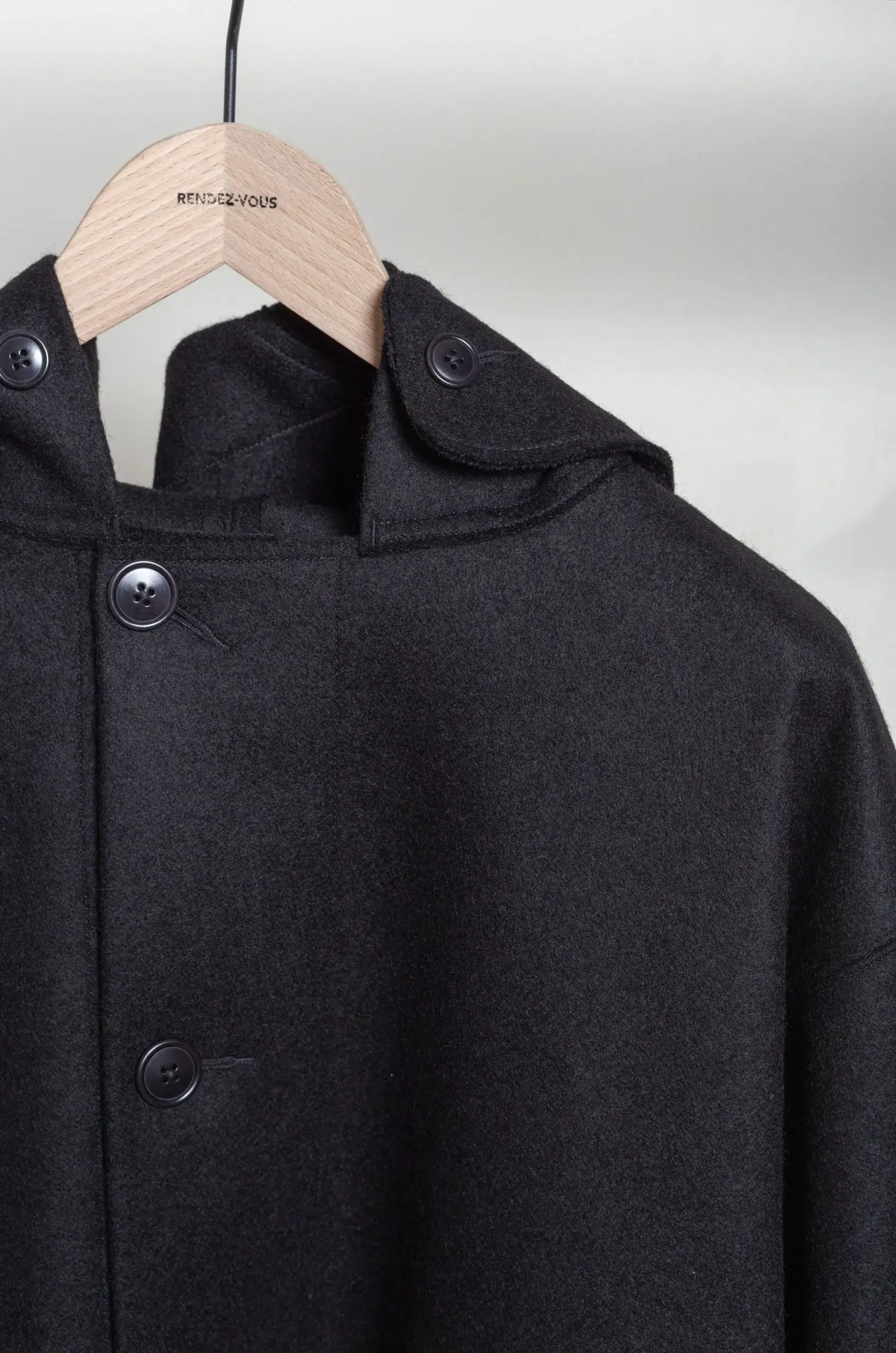 Arpenteur - KABIG UNLINED COAT - BLACK