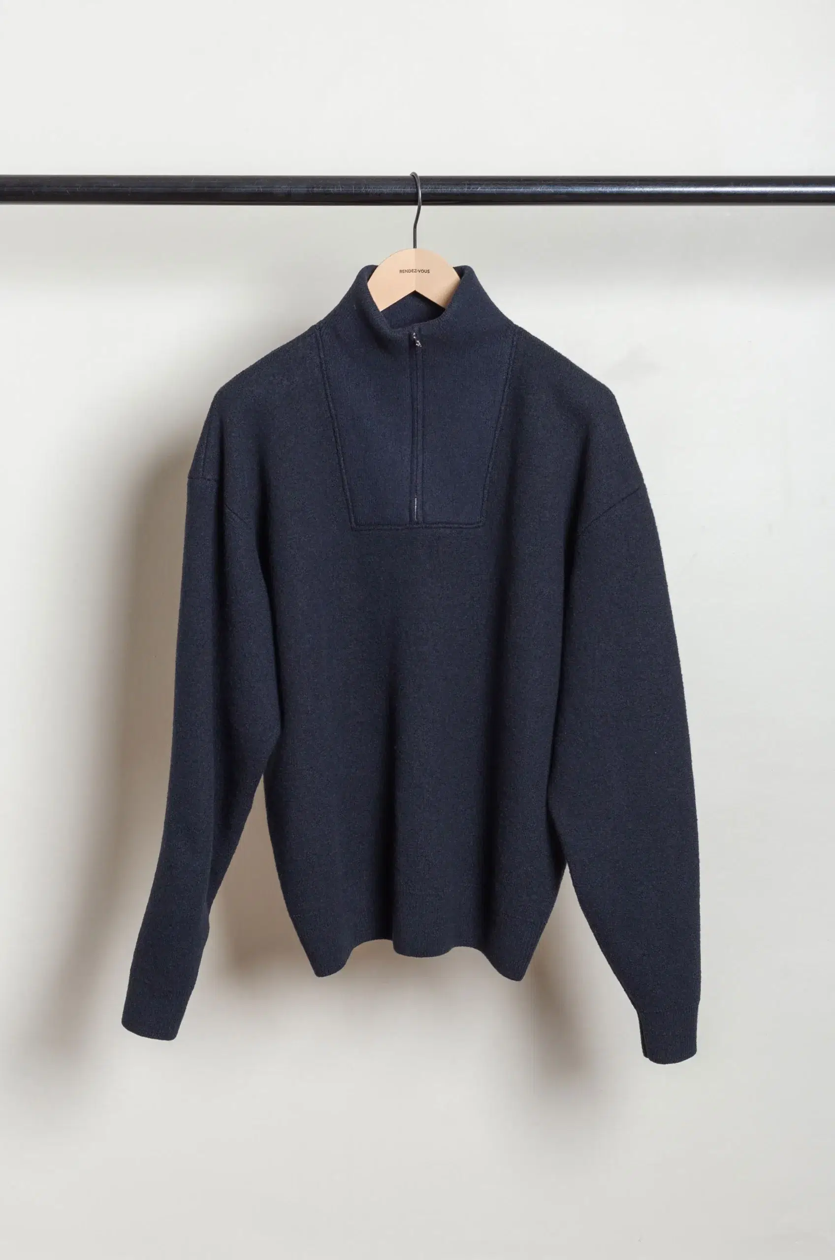 Arpenteur - CAM FELTED SWEATER - MIDNIGHT