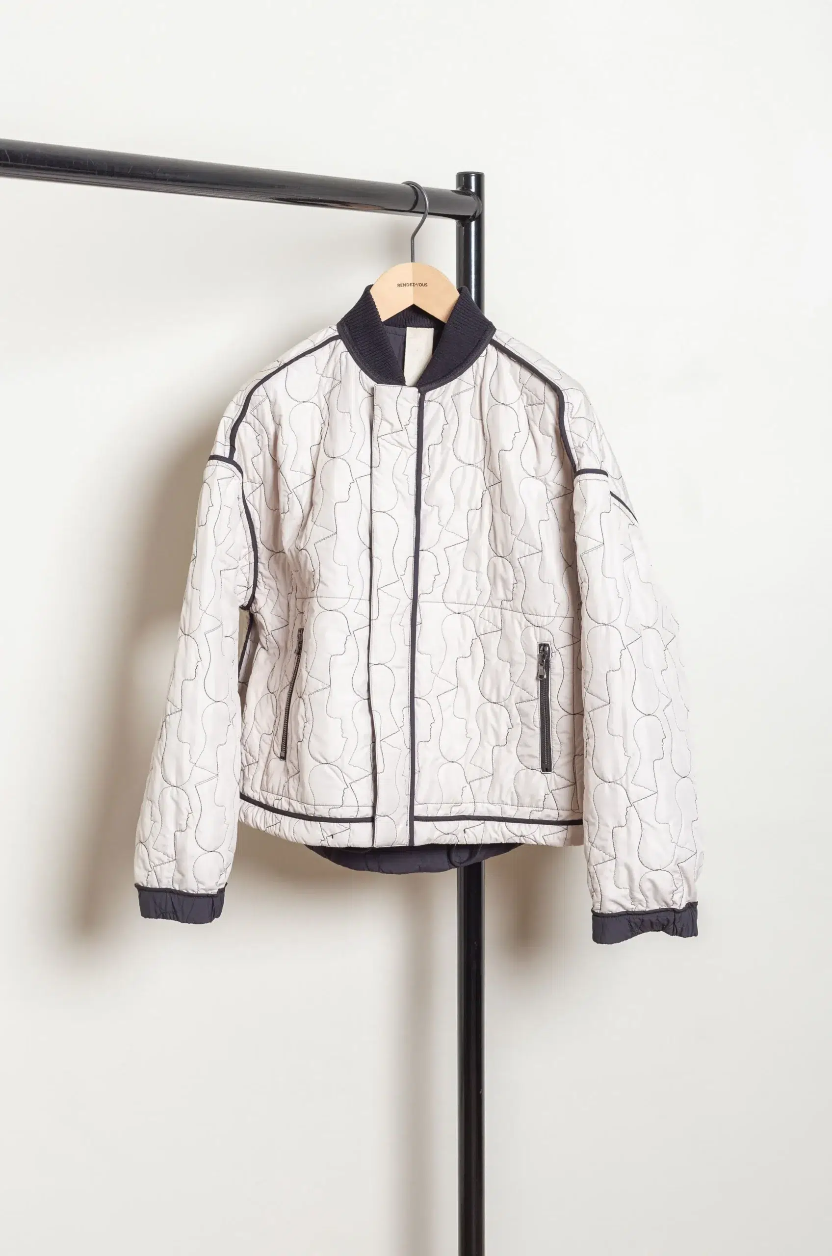 Konrad - ANNI JACKET - Black/Cream