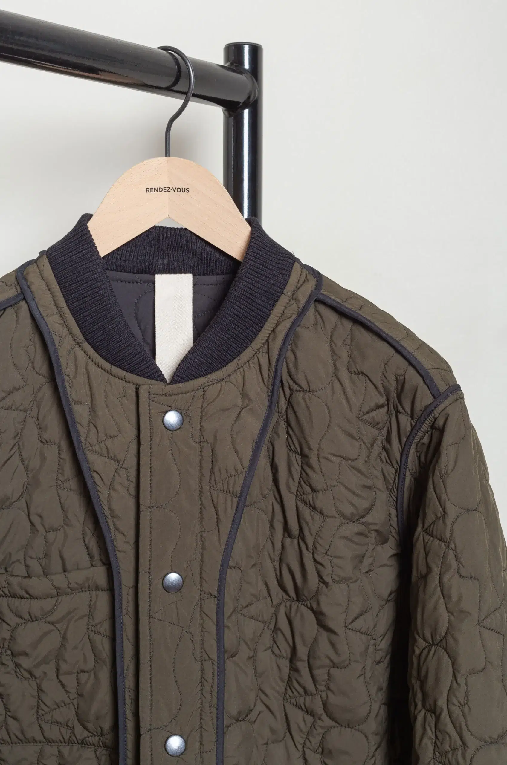 Konrad - HENRY JACKET - Black/ Khaki