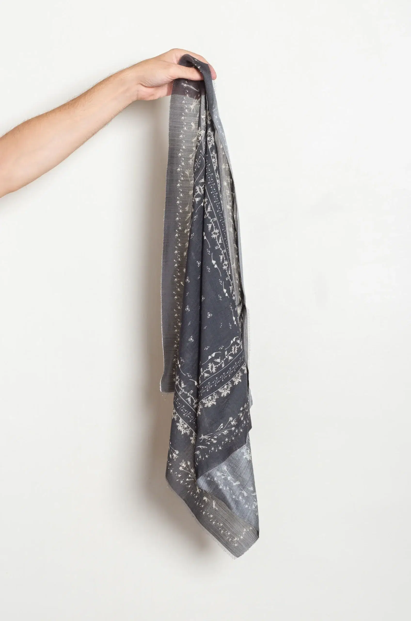 NITTO - MILANO PAISLAY FOULARD 65 x 65 - BLACK