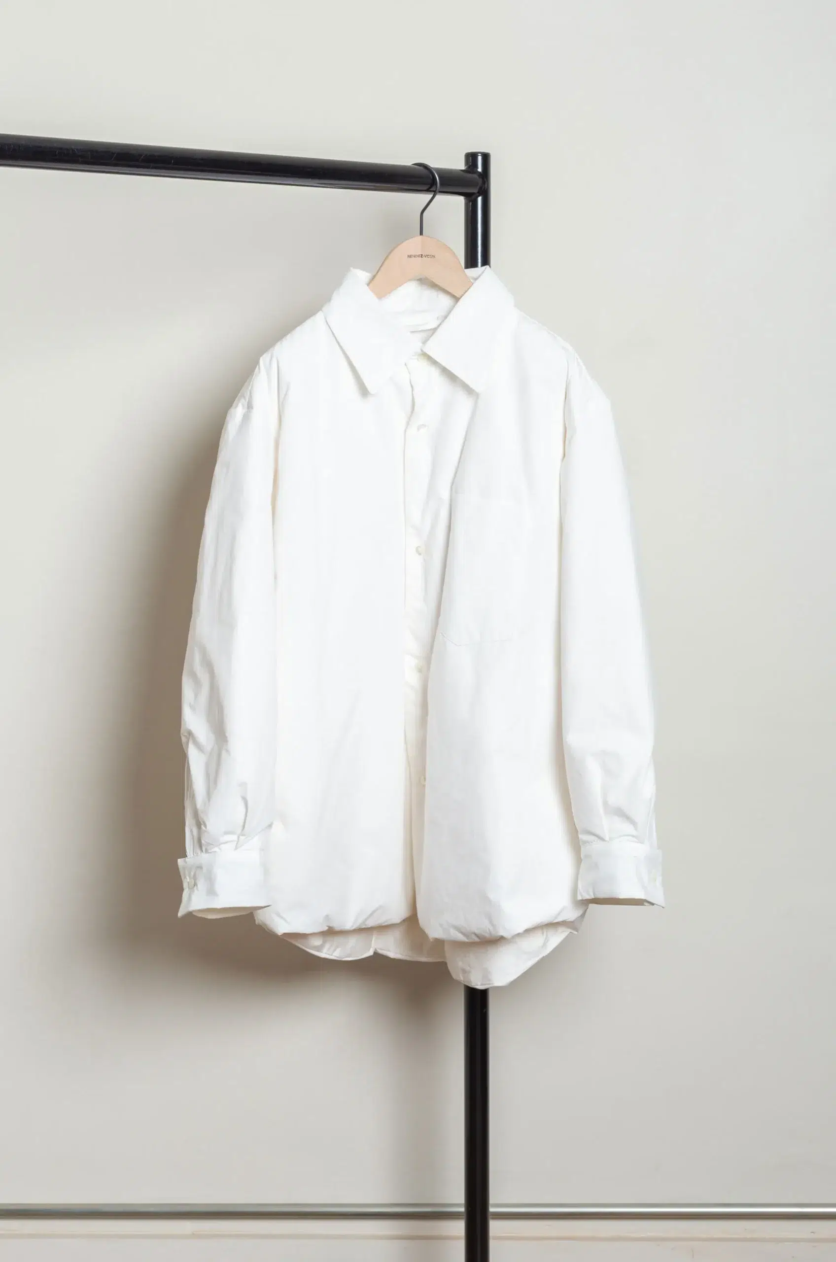 Sofie D'Hoore - ORLI-DOTA Shirt-Style Light Weight Down Jacket - OFF WHITE/SNOW