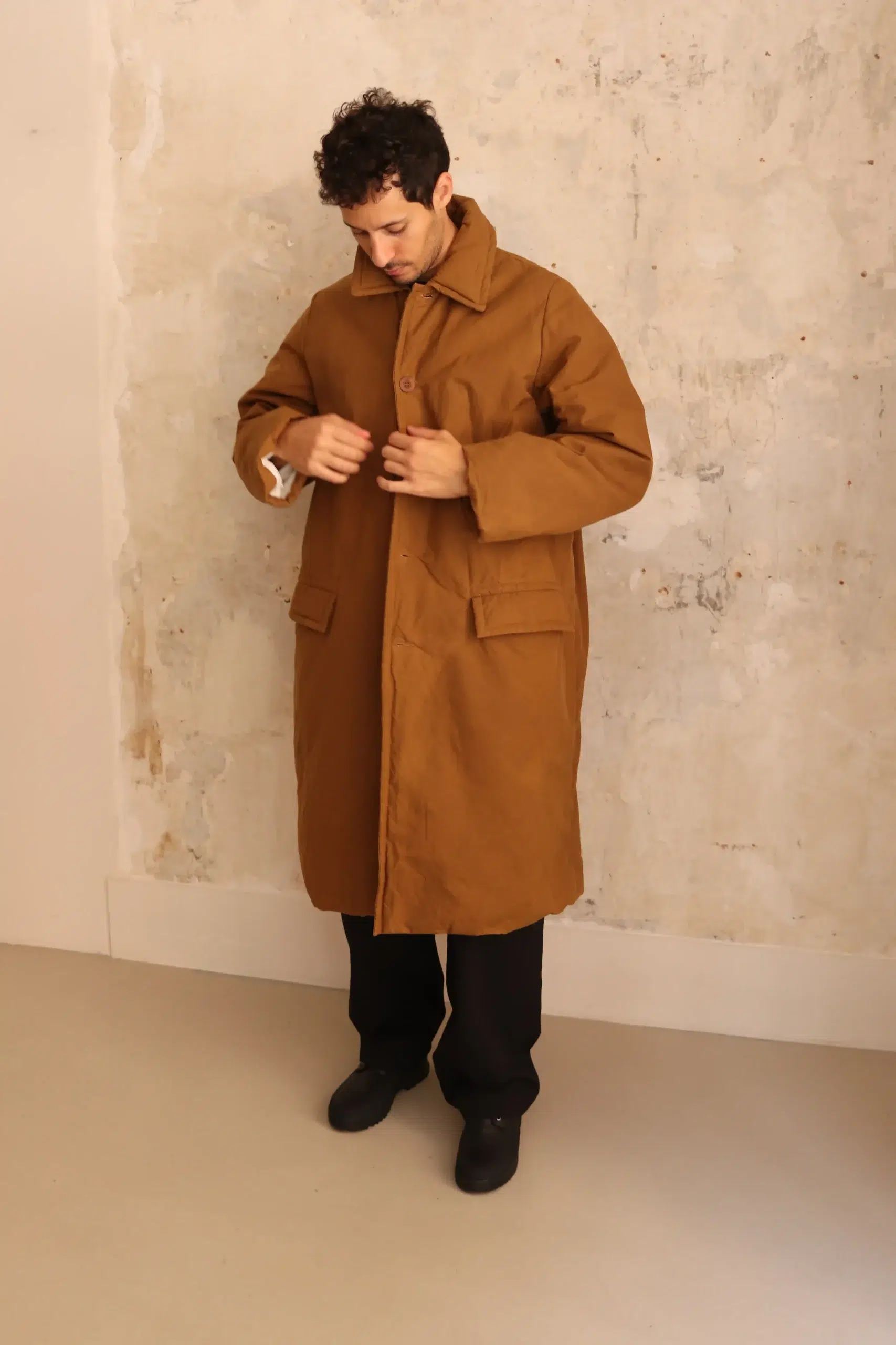 Casey Casey - MILU COAT 27HM248 - RUSSET