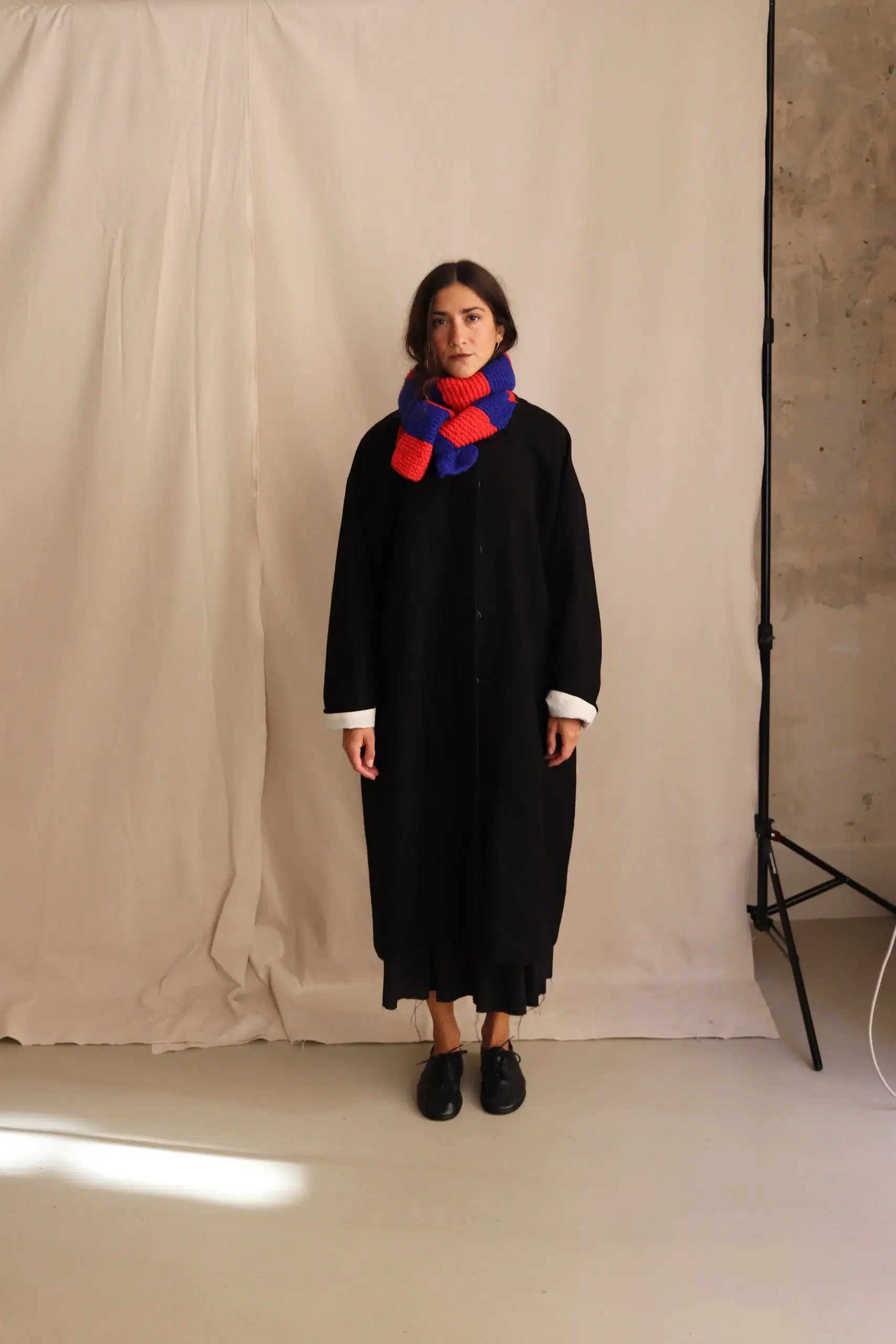 NITTO - ALMA COAT - Black/ecru
