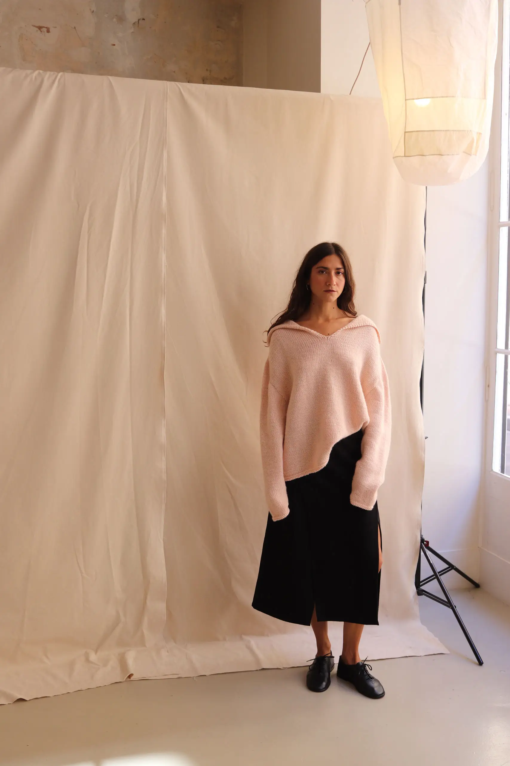 NITTO - AVIATOR SWEATER - BABY PINK