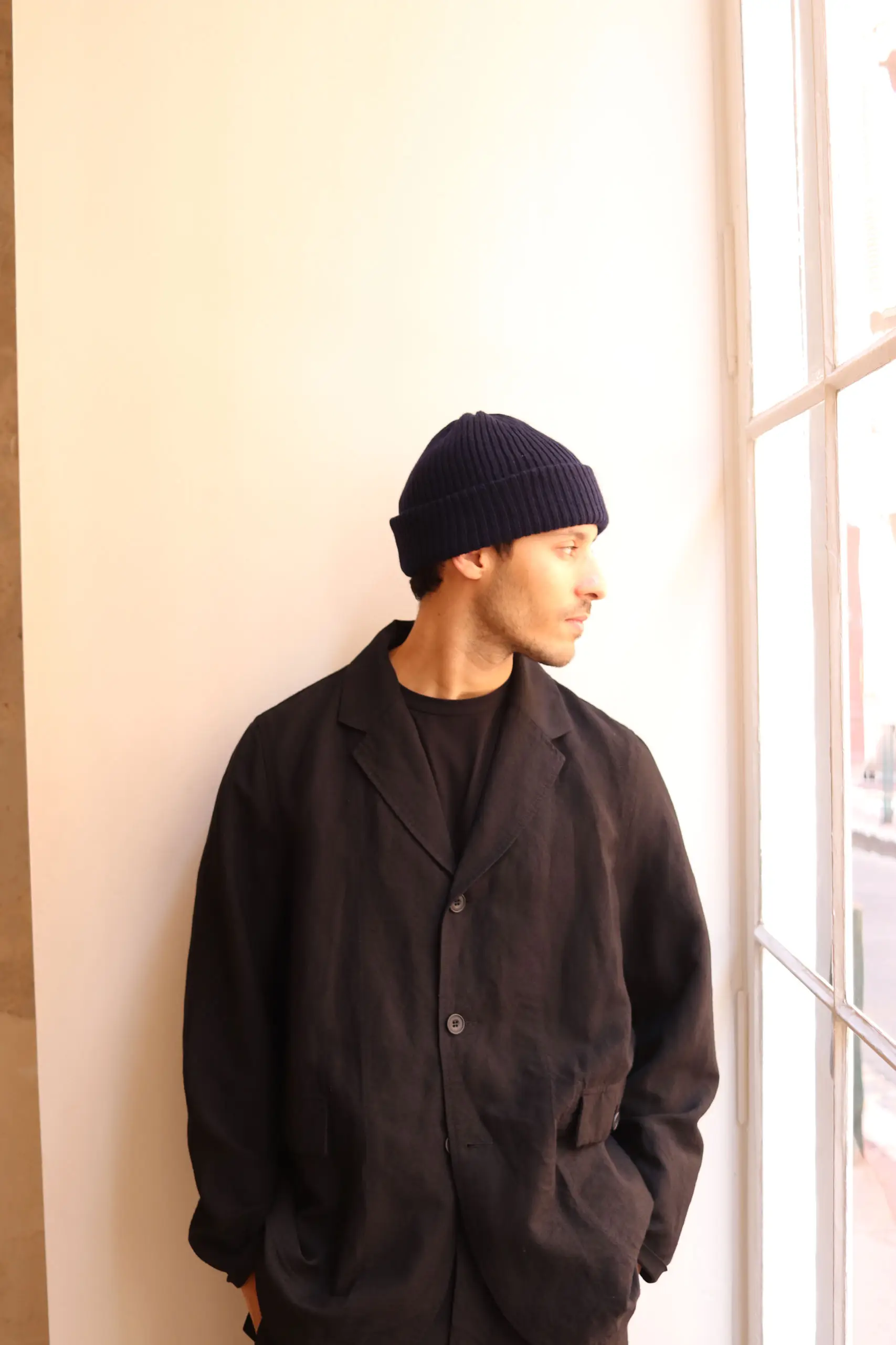 COMESANDGOES - CASHMERE KNIT NO.301361 - NAVY