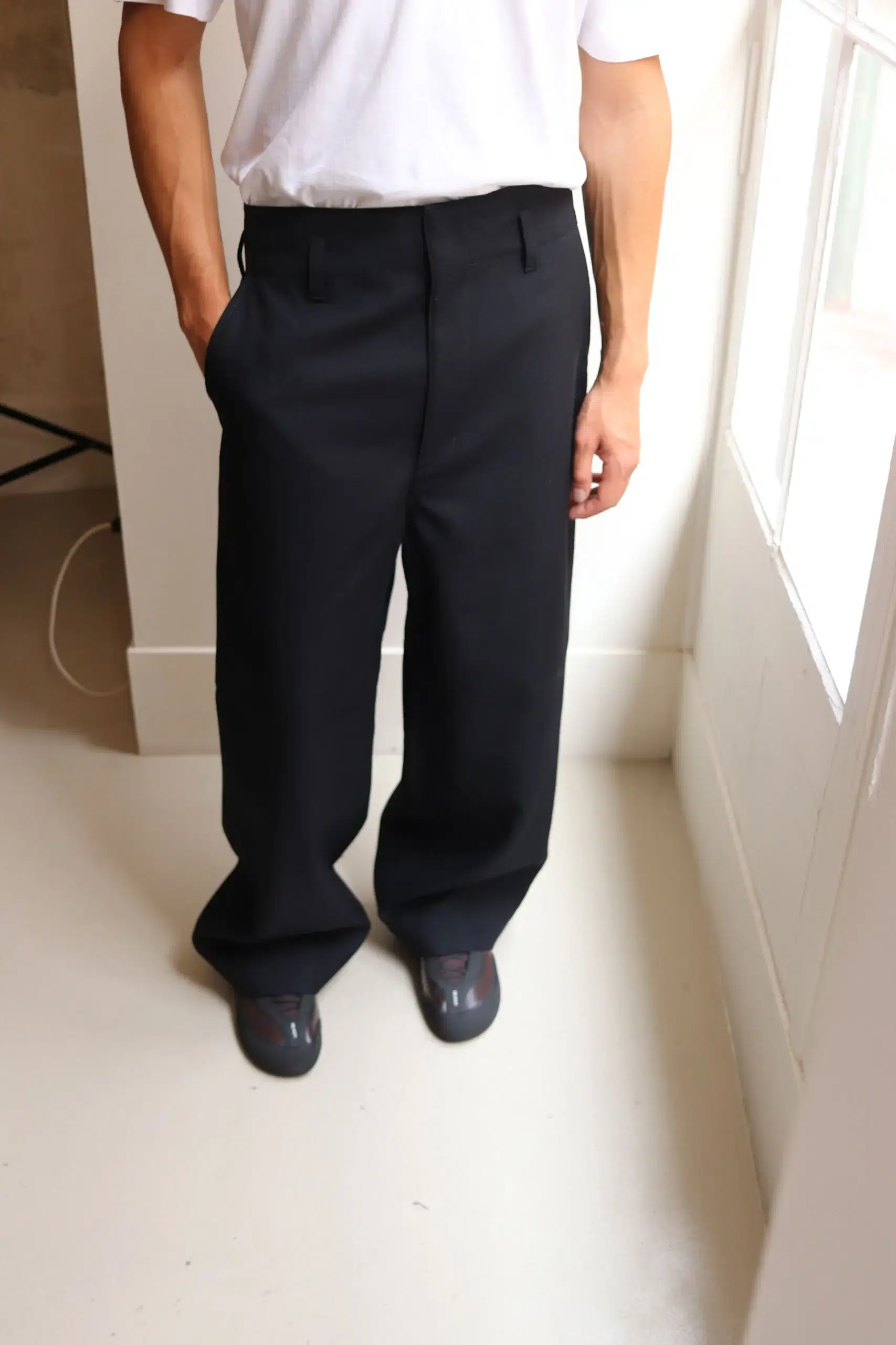 Comme Des Garçons Homme - MEN'S PANTS HR-P029-051 - NAVY
