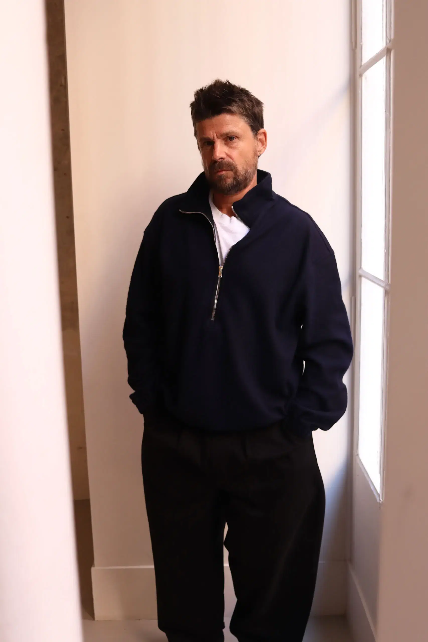 De Dam Foundation - Virgin Wool Fleece 26FW-FL-WV-01 - Navy