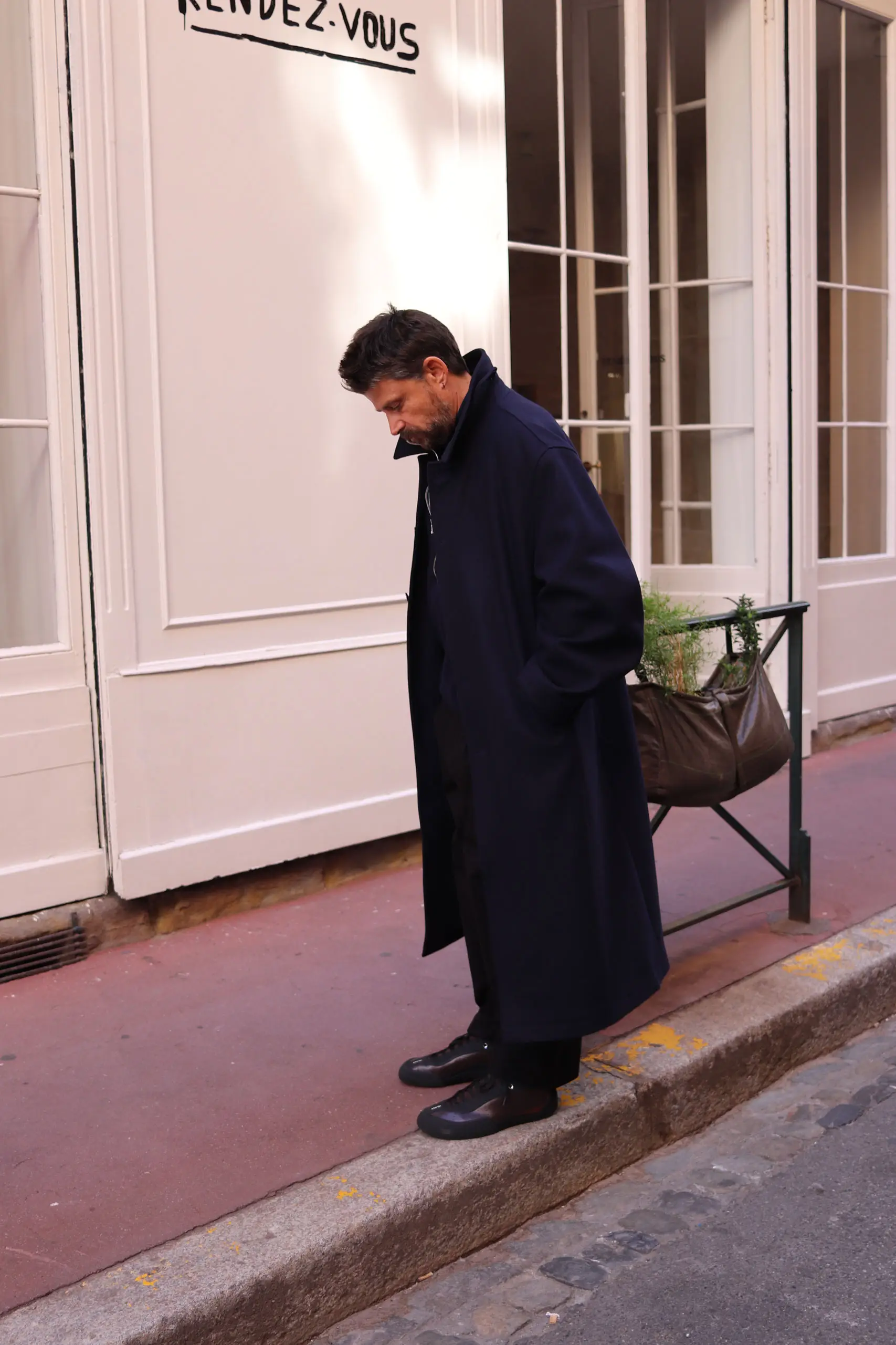 De Dam Foundation - Loden Wool Cashmere Long Coat 26FW-LC-WV-01 - Navy