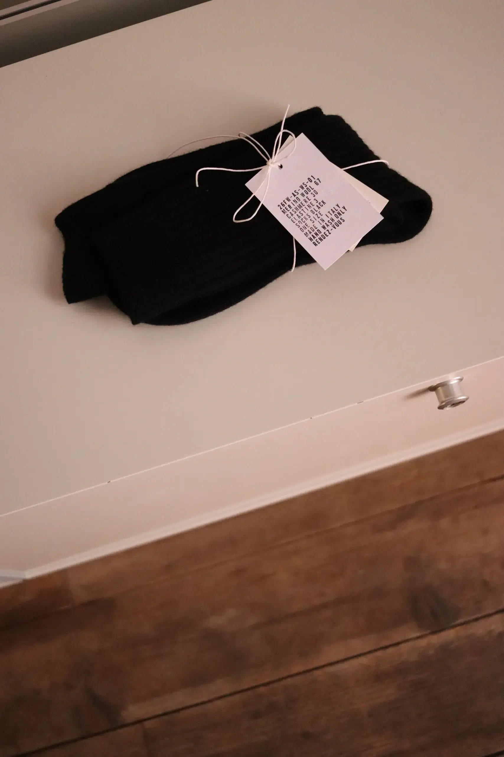 De Dam Foundation - Merino Wool & Cashmere Socks - Black