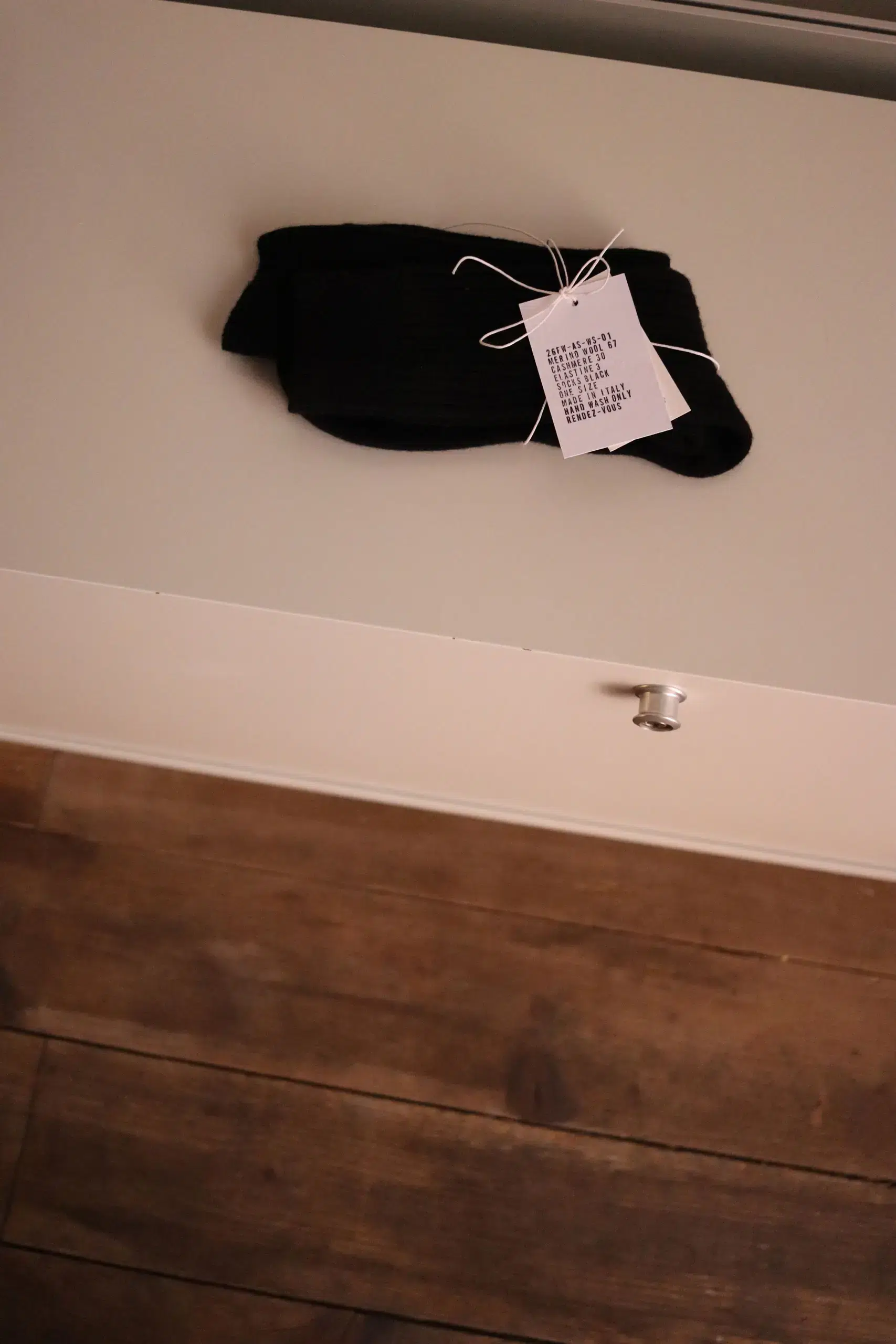 De Dam Foundation - Merino Wool & Cashmere Socks - Black