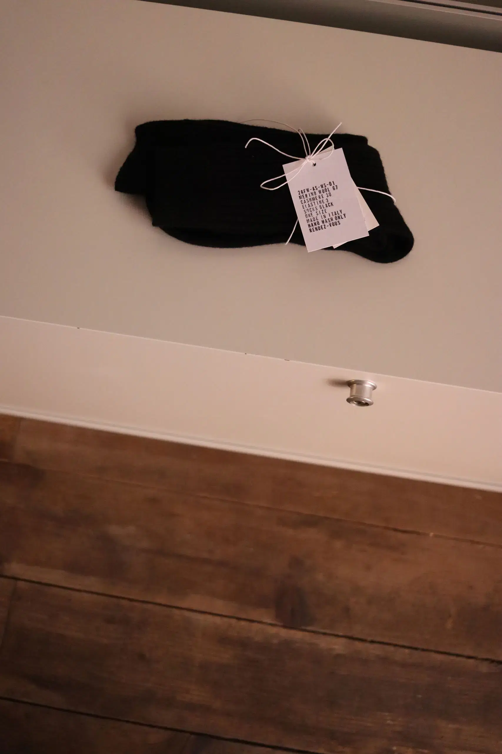 De Dam Foundation - Merino Wool & Cashmere Socks - Black