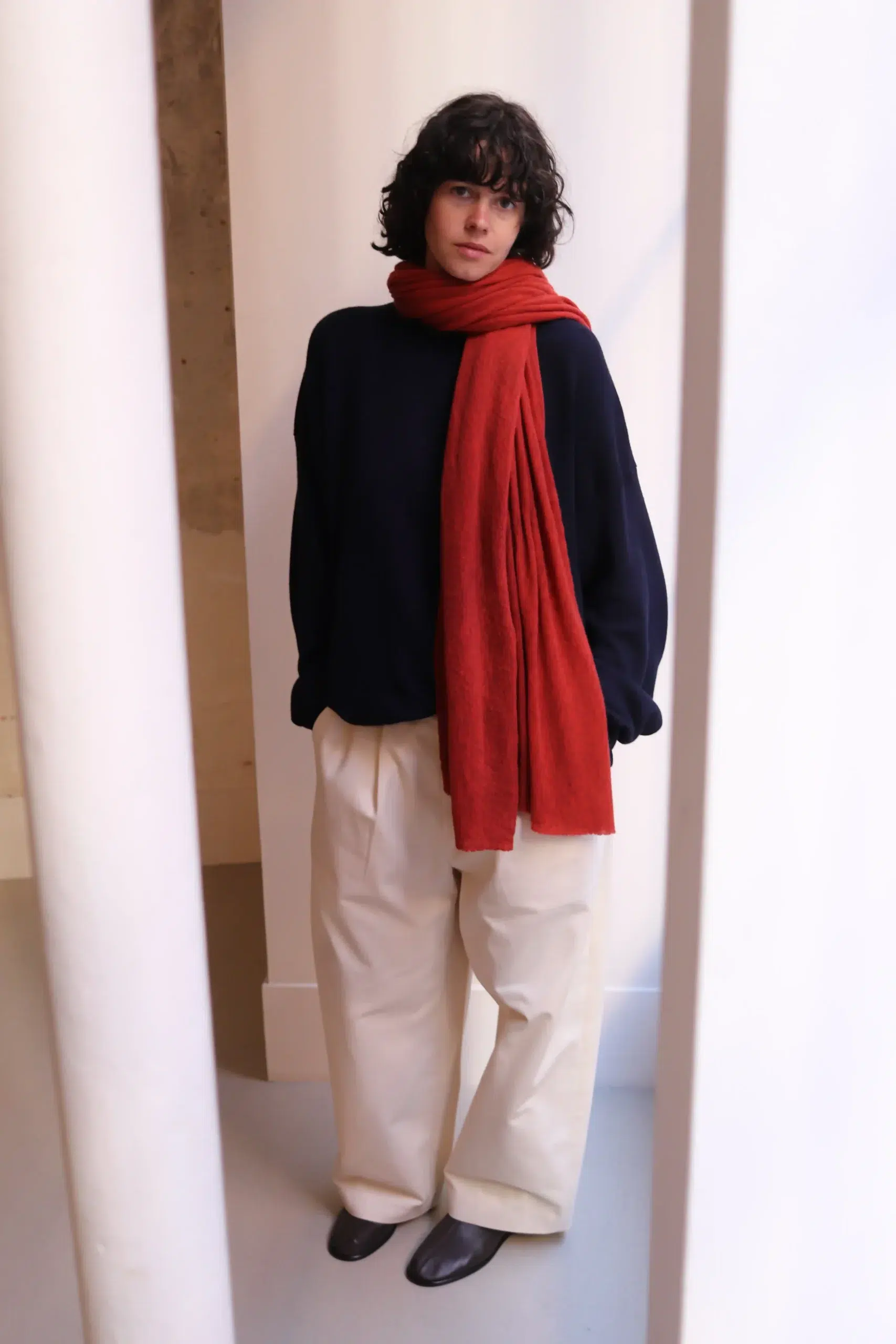 Pin 1876 - Melange Stole 5550/124 - 1013 Sunset