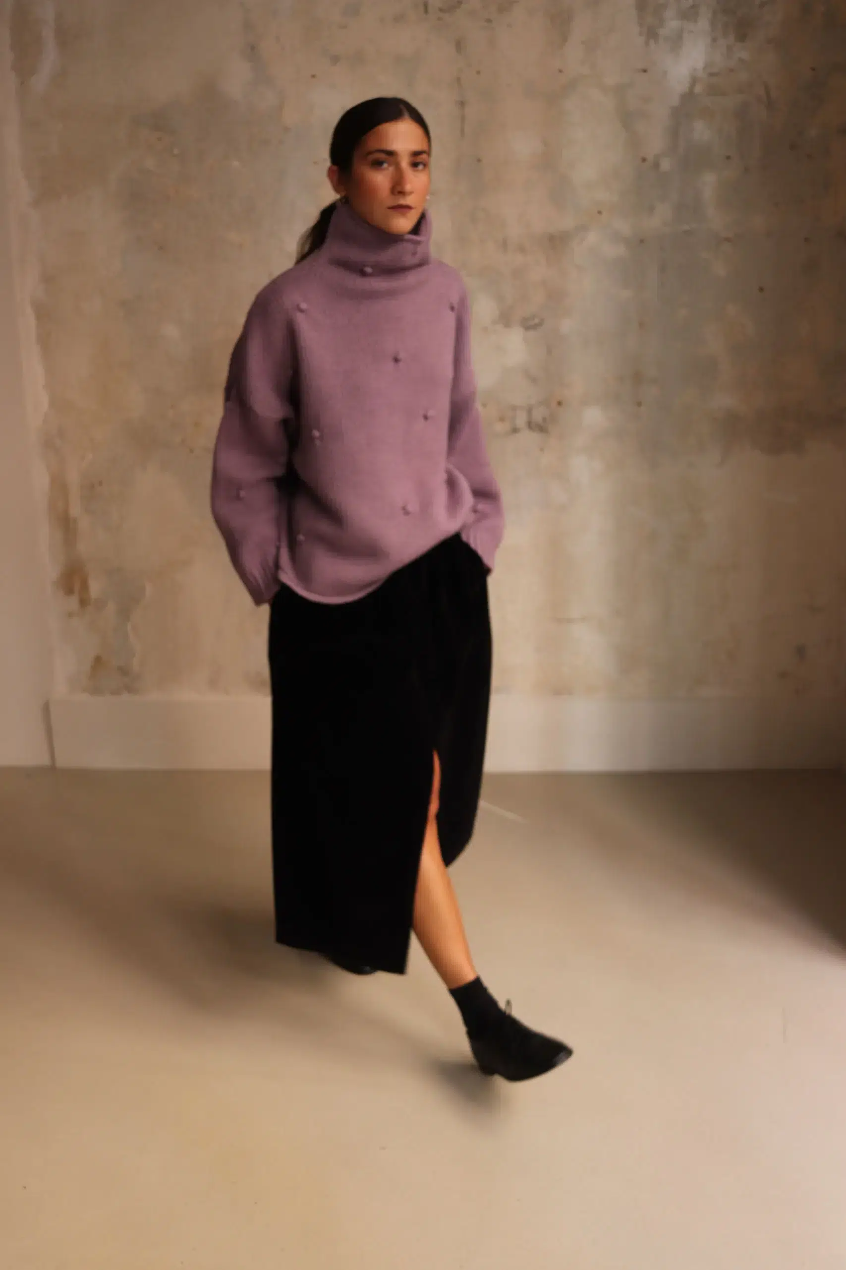 Eleph - Lucia Skirt C10.01.05.01 - Black Cord