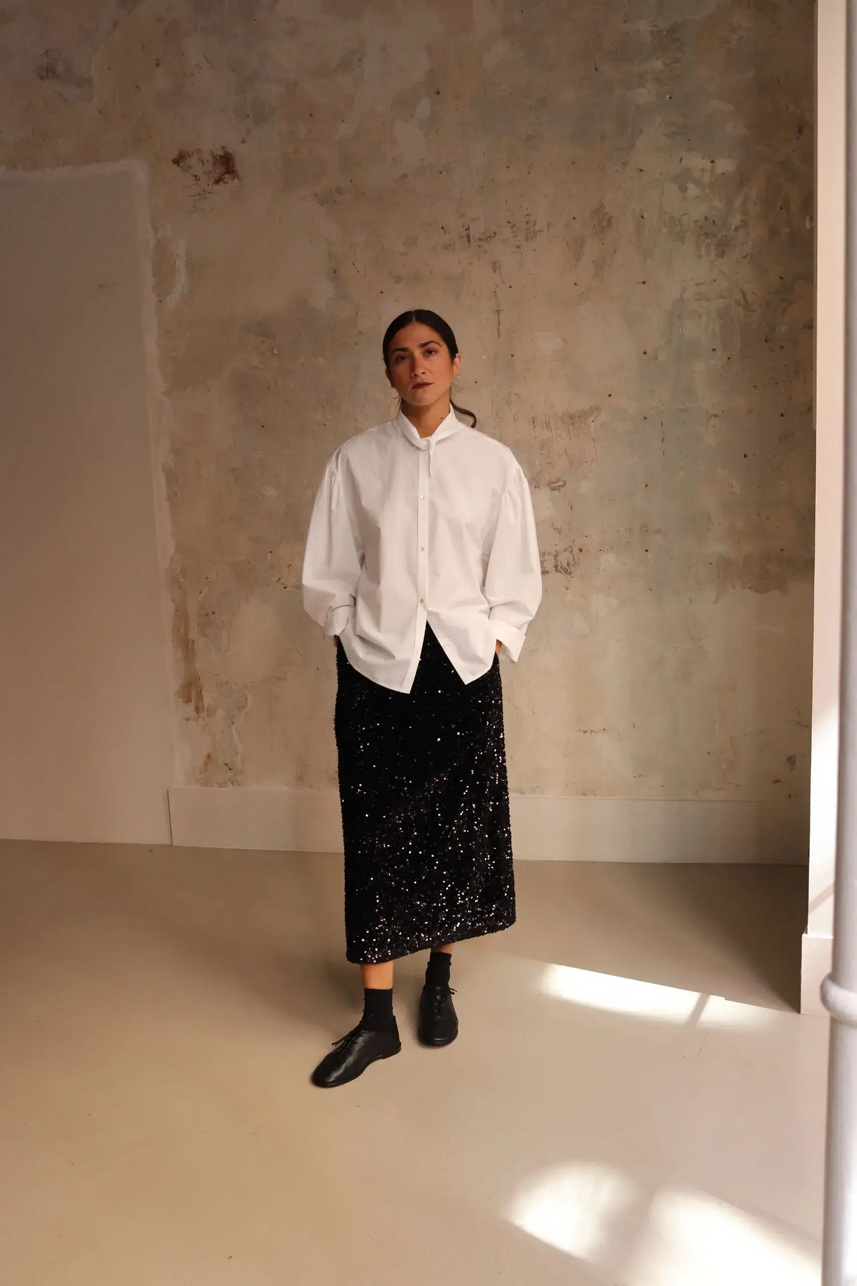 Eleph - Tie Shirt C10.01.01.10 - White