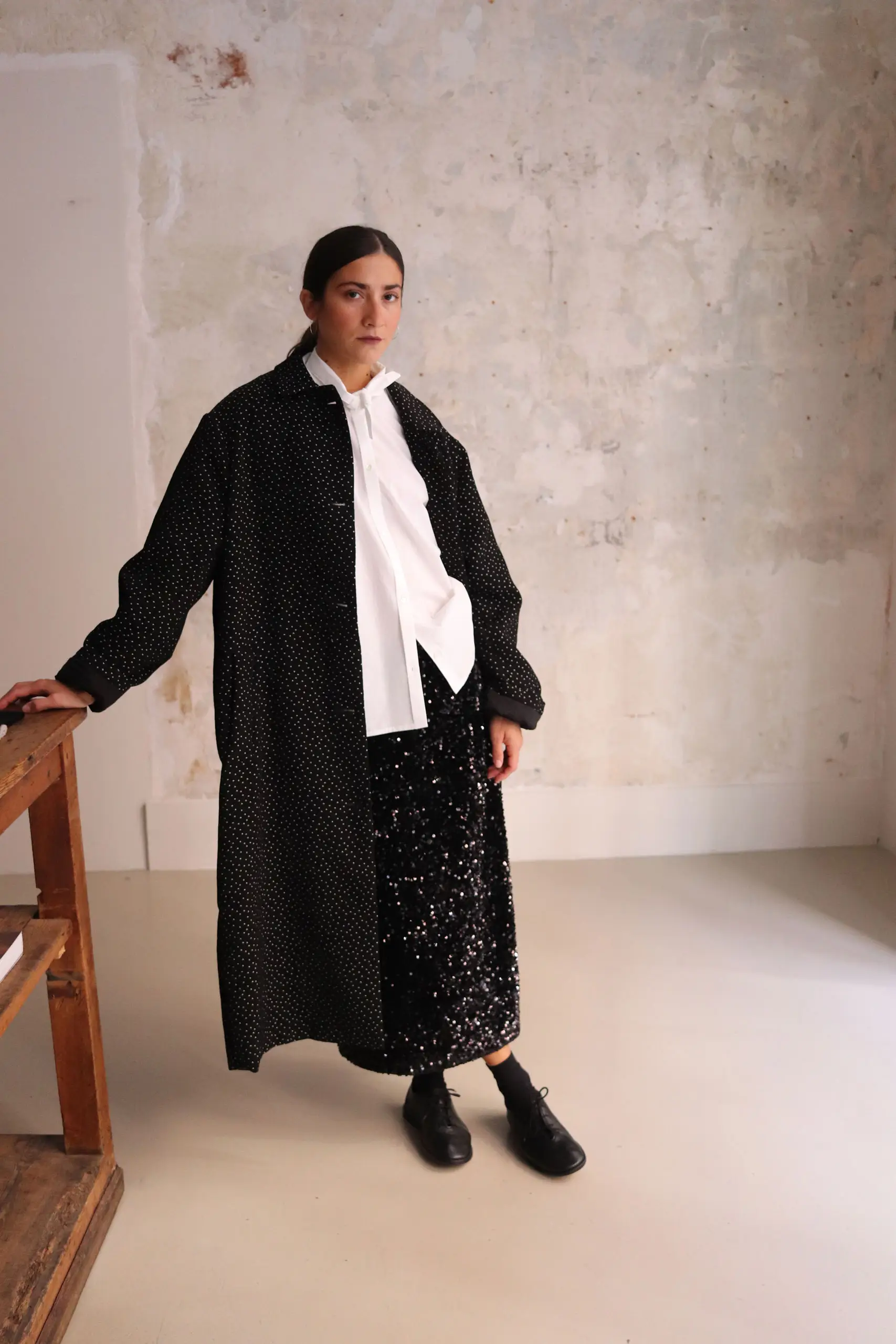 Eleph - Tokio Puffer Coat C10.01.06.09 - Black Dot